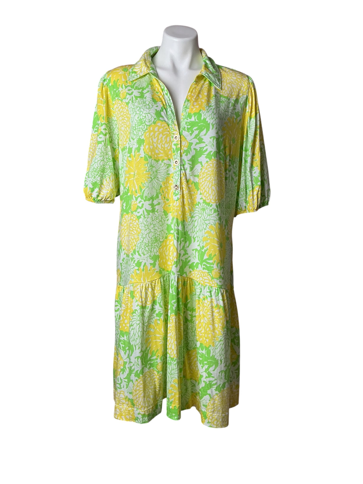 Lilly Pulitzer NWT Bingley Dress Crocodile Green Mumbo Jumbo - Size XL