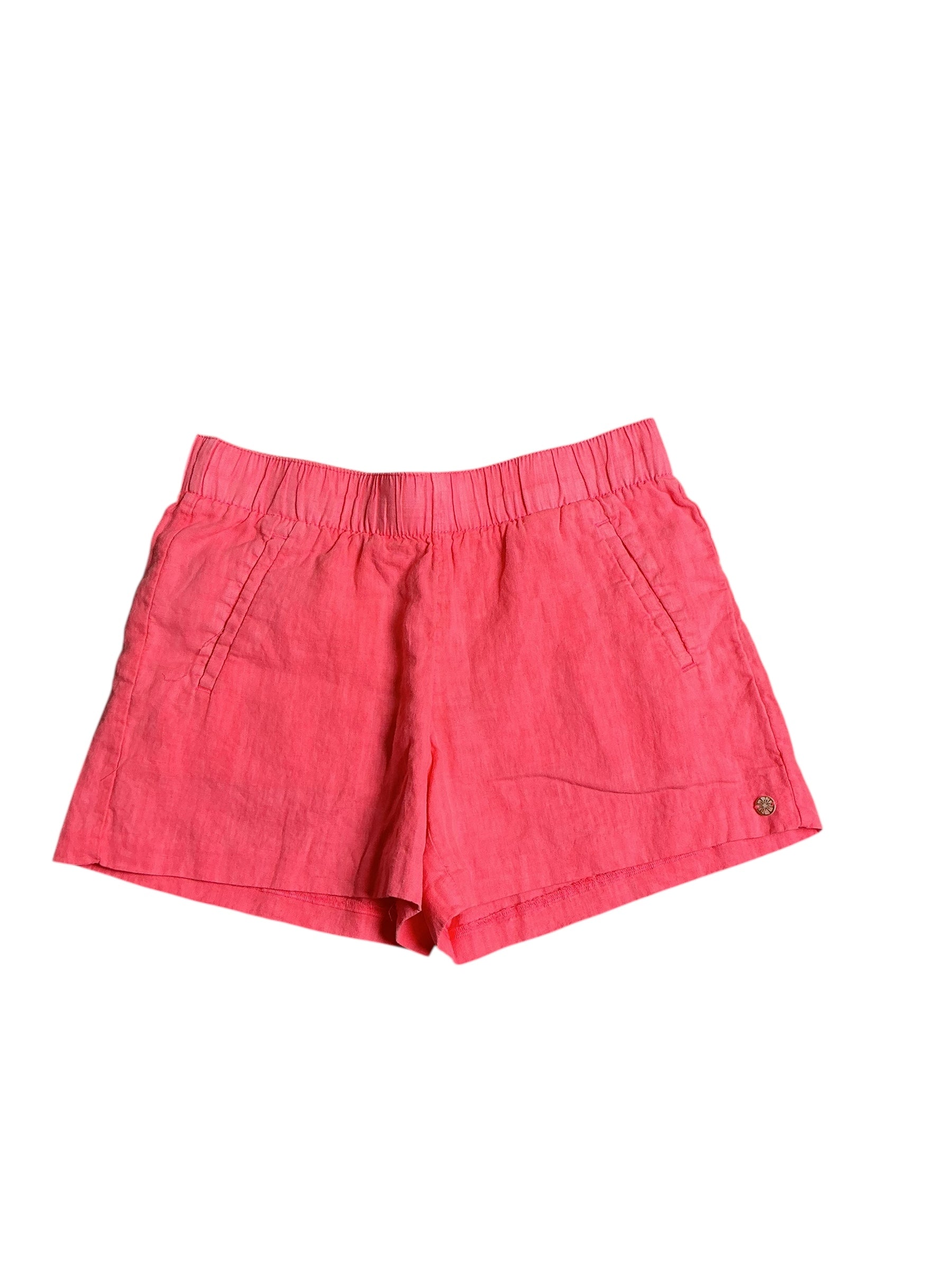 Lilly Pulitzer Lilo Linen Short Sunrise Coral - Size XS