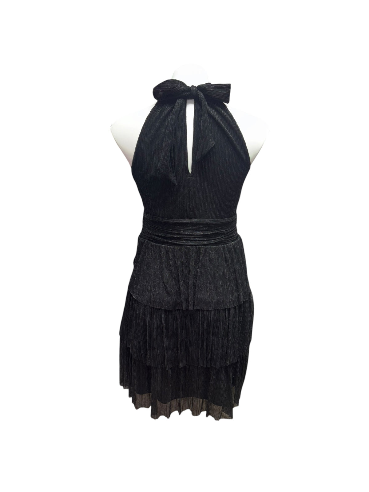 Lilly Pulitzer NWT Wyn Dress Noir Black Metallic Knit Crinkle - Size 4