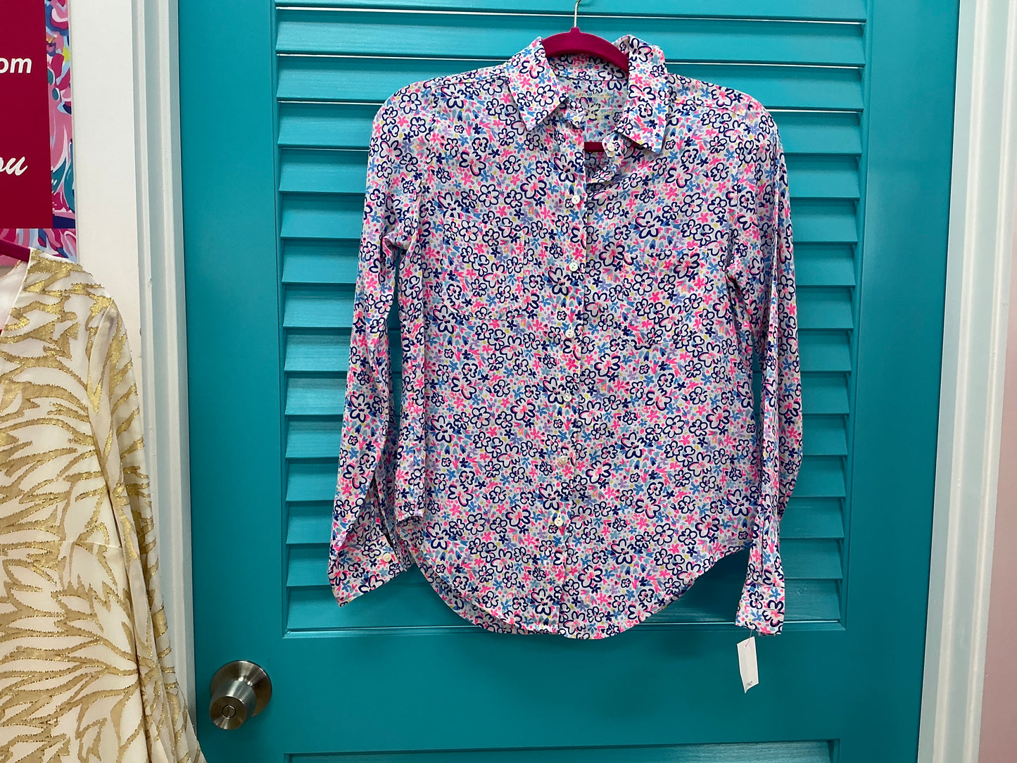Lilly Pulitzer Long Sleeve Top - Size XXS