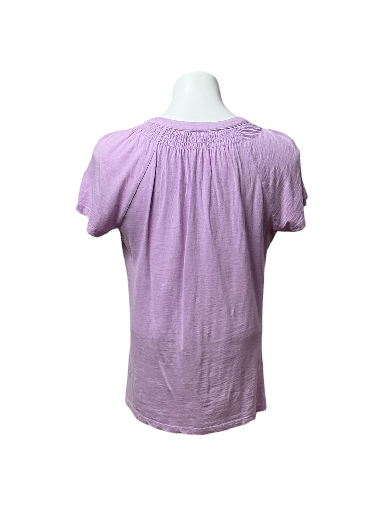 Lilly Pulitzer Short Sleeve Essie Knit Top Purple Iris - Size S