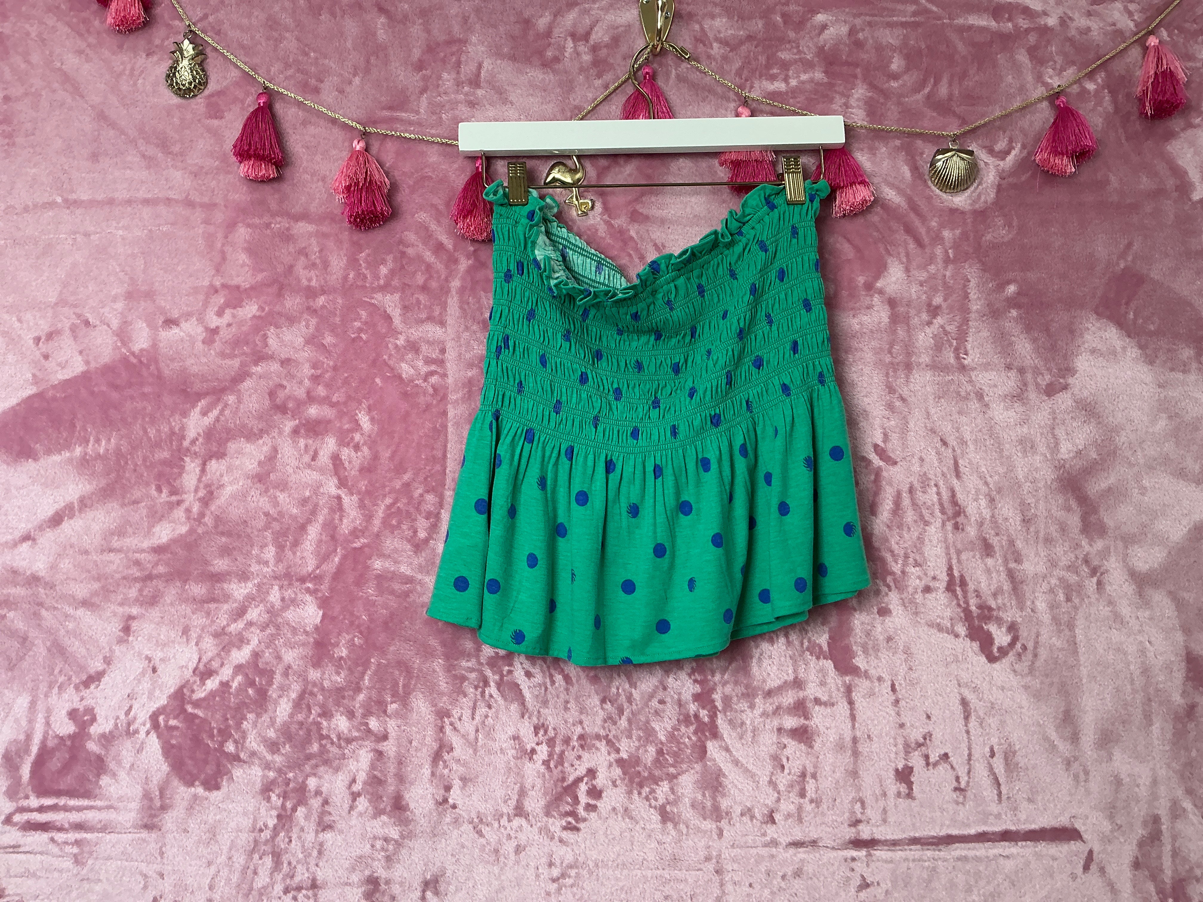 Lilly Pulitzer NWT Jadis Tube Top Botanical Green Hotter Spot - Size M