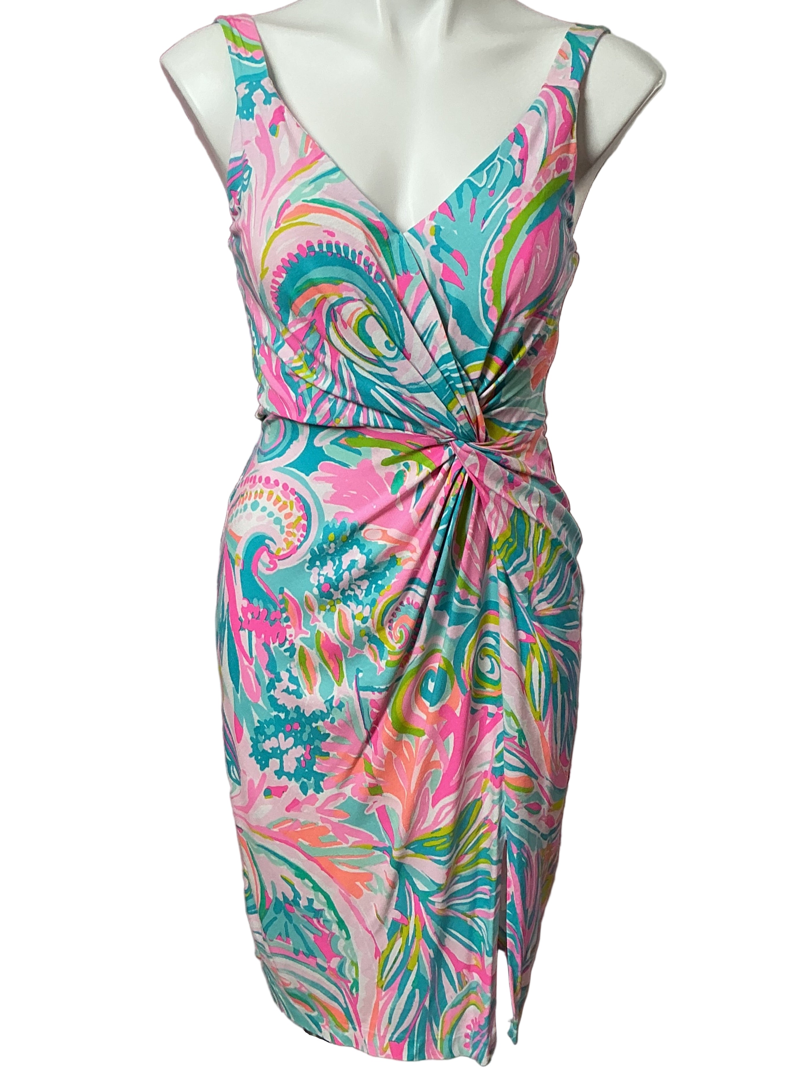 Lilly Pulitzer Ricci Dress - Carnivale Coral prin Dress - Size 4