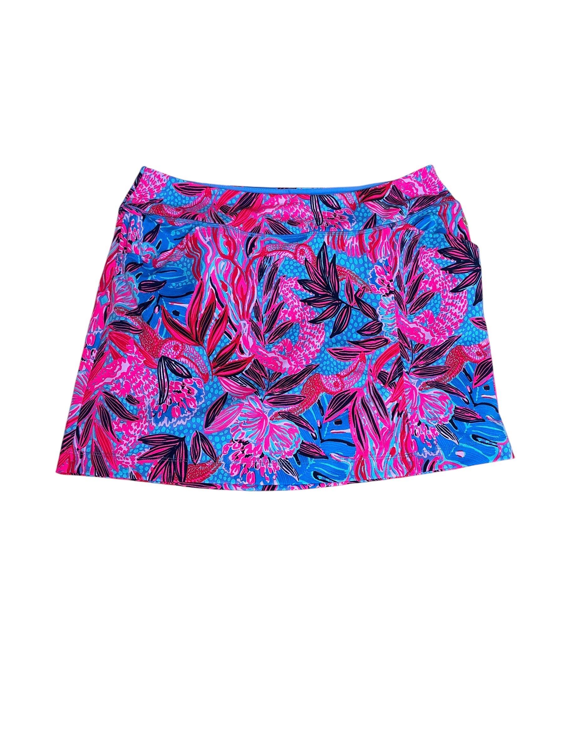 Lilly Pulitzer NWT Semana Skort UPF 50+ Ruby Red Wild Times - Size L