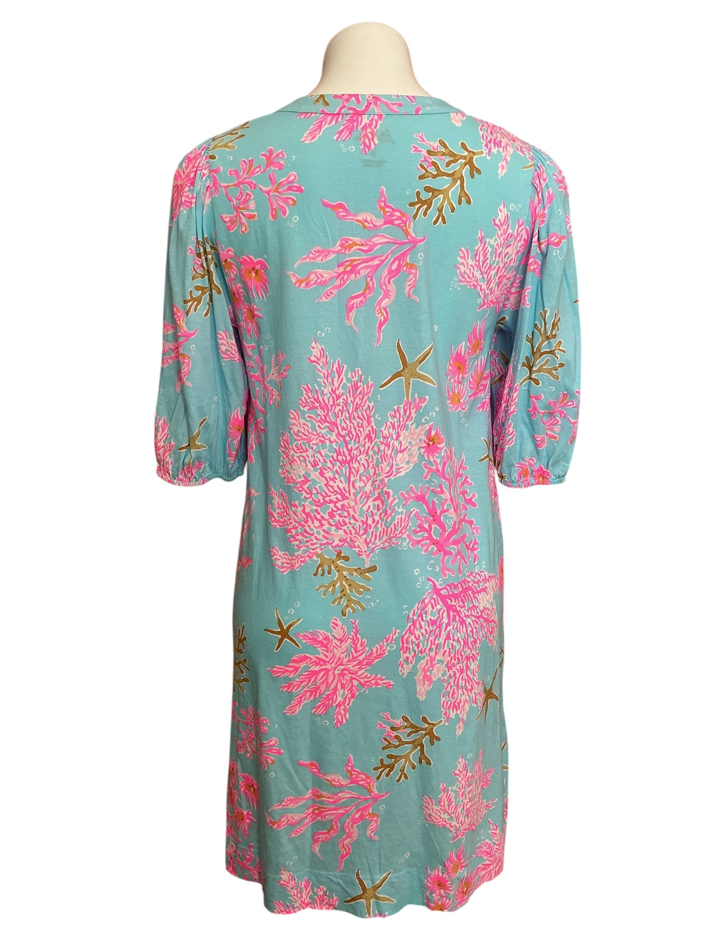 Lilly Pulitzer Colson Dress Multi Royal Coral - Size S