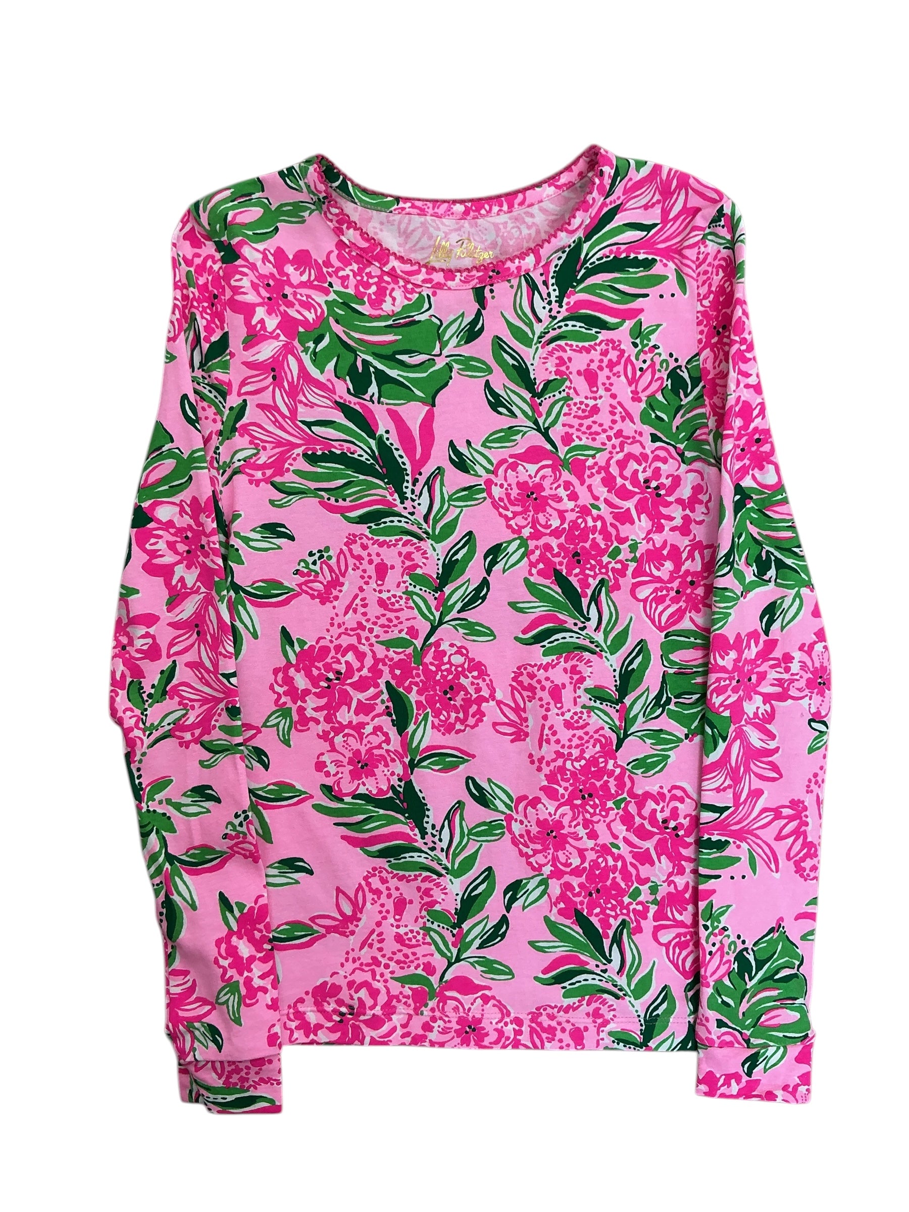 Lilly Pulitzer Girls Kids 2PC Set Mini Sammy Pajama Set Cockatoo Pink Paws For A Cause - Size 10