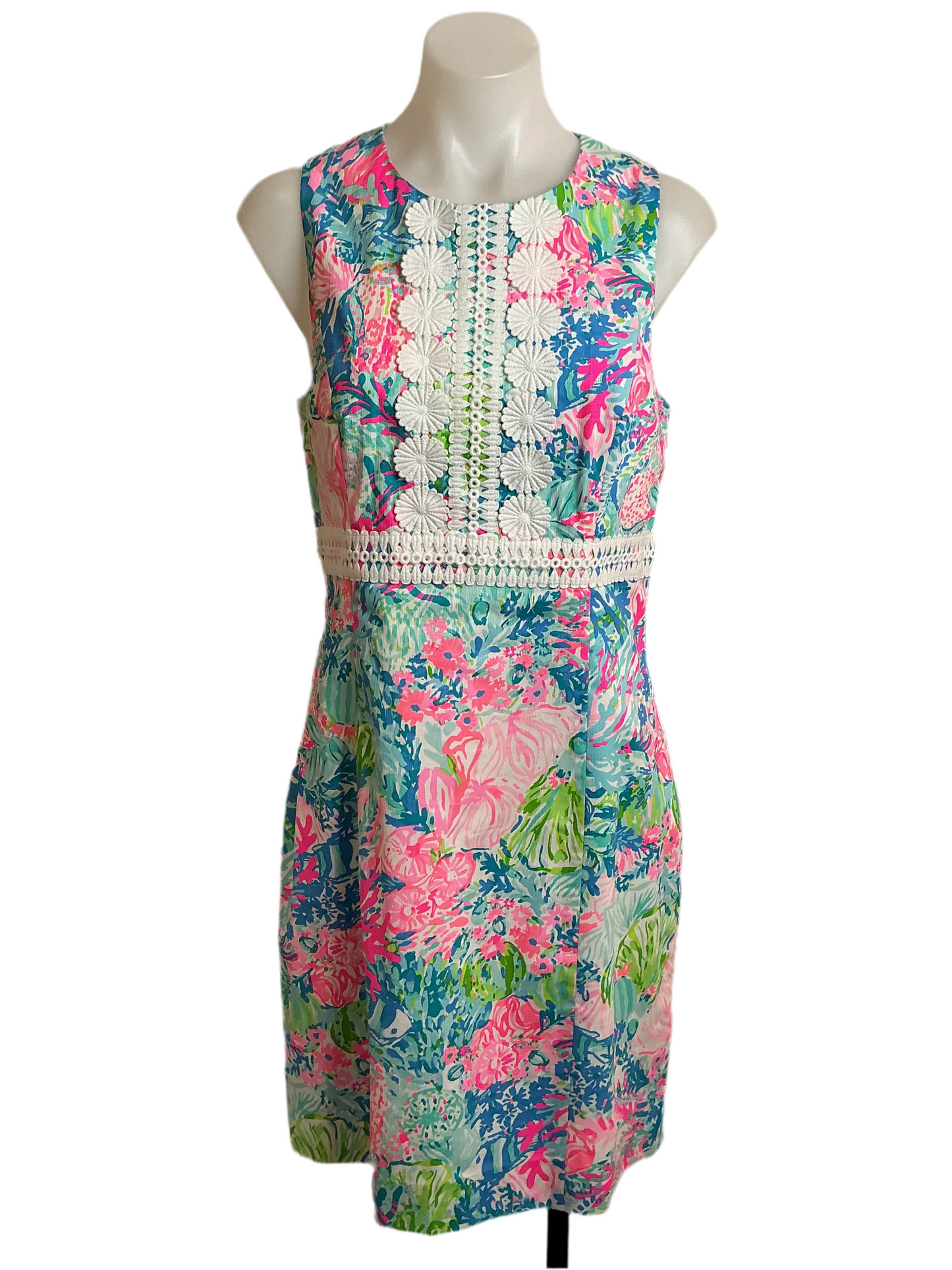 Lilly Pulitzer NWT - Railee Shift - Multi Fished My Wish - Size 8