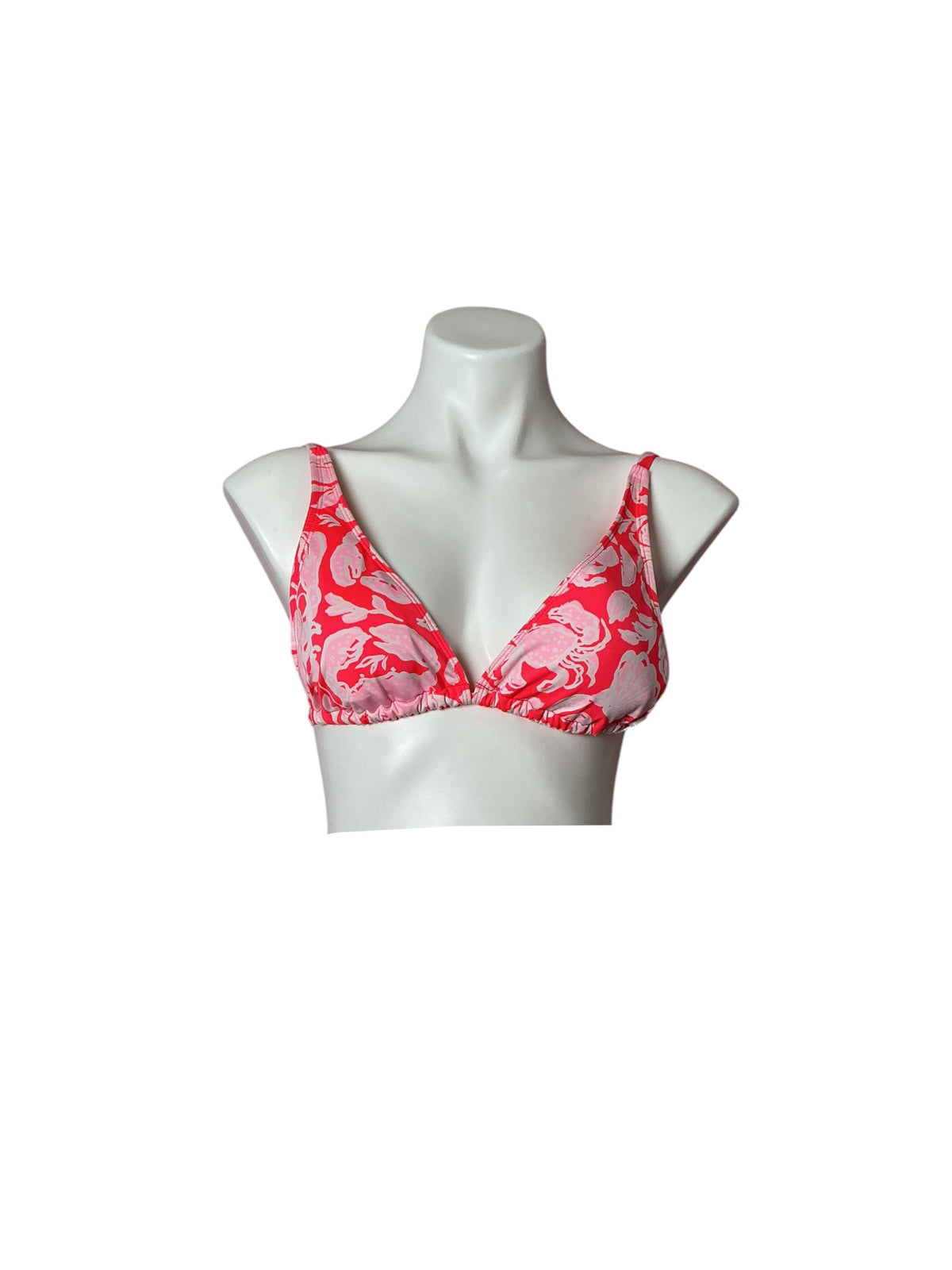 Lilly Pulitzer NWT Brinnie Bikini Top Cane Coral Collab - Size 4