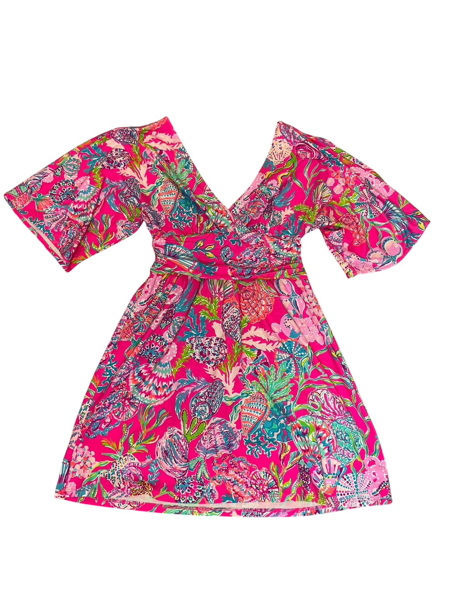 Lilly Pulitzer Parigi Romper Shell Me Something Good - Size XXS