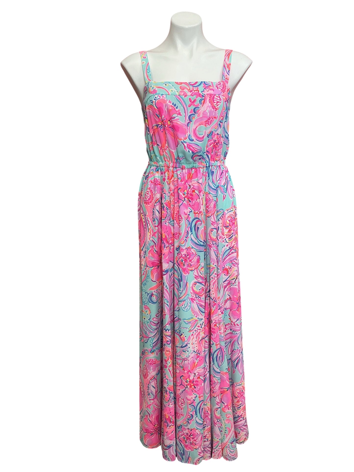 Lilly Pulitzer Lizette Maxi Dress Isla De Coco - Size S