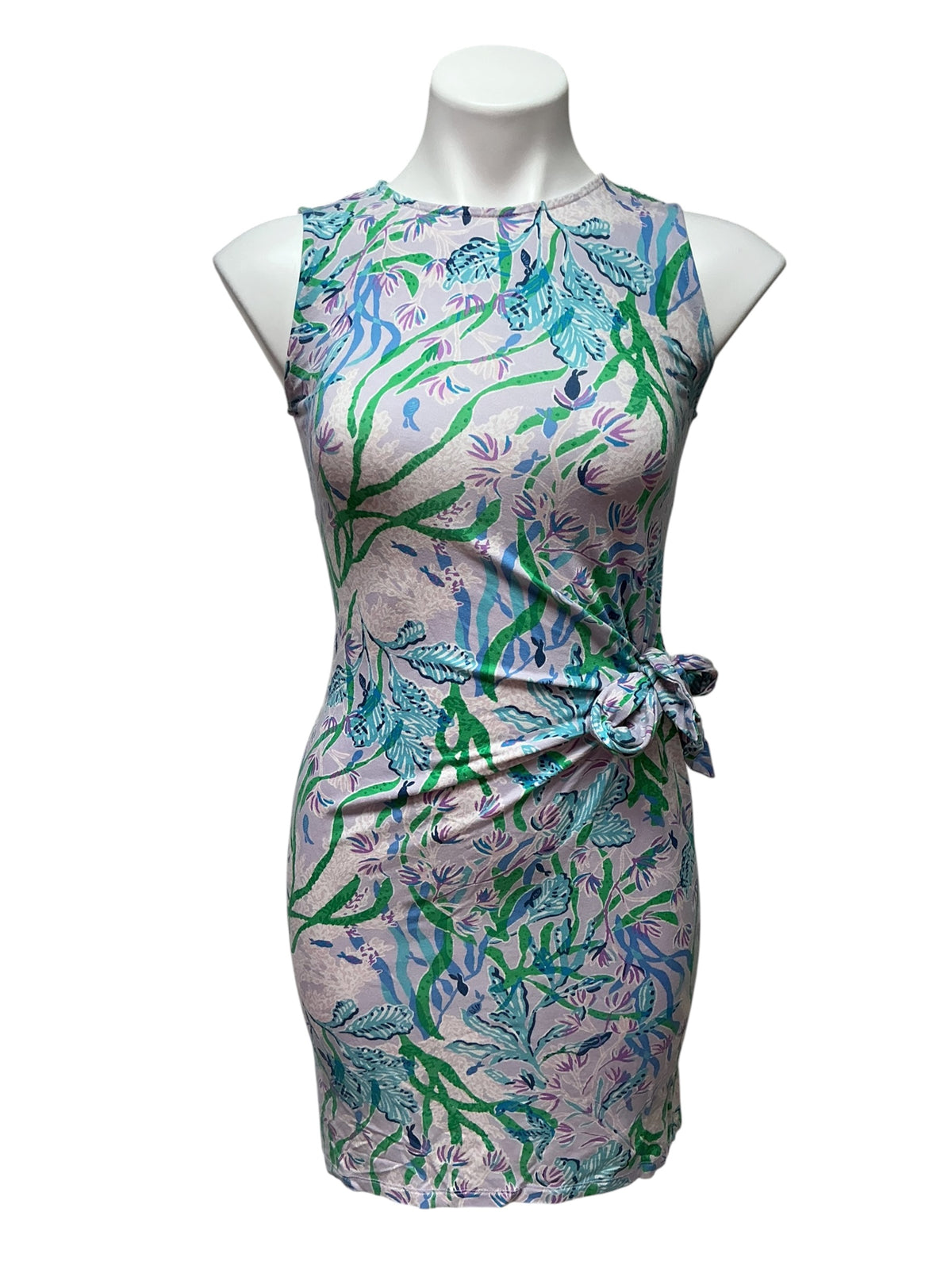 Lilly Pulitzer Bryson Sleeveless Dress Multi Seacret Escape- Size XXS