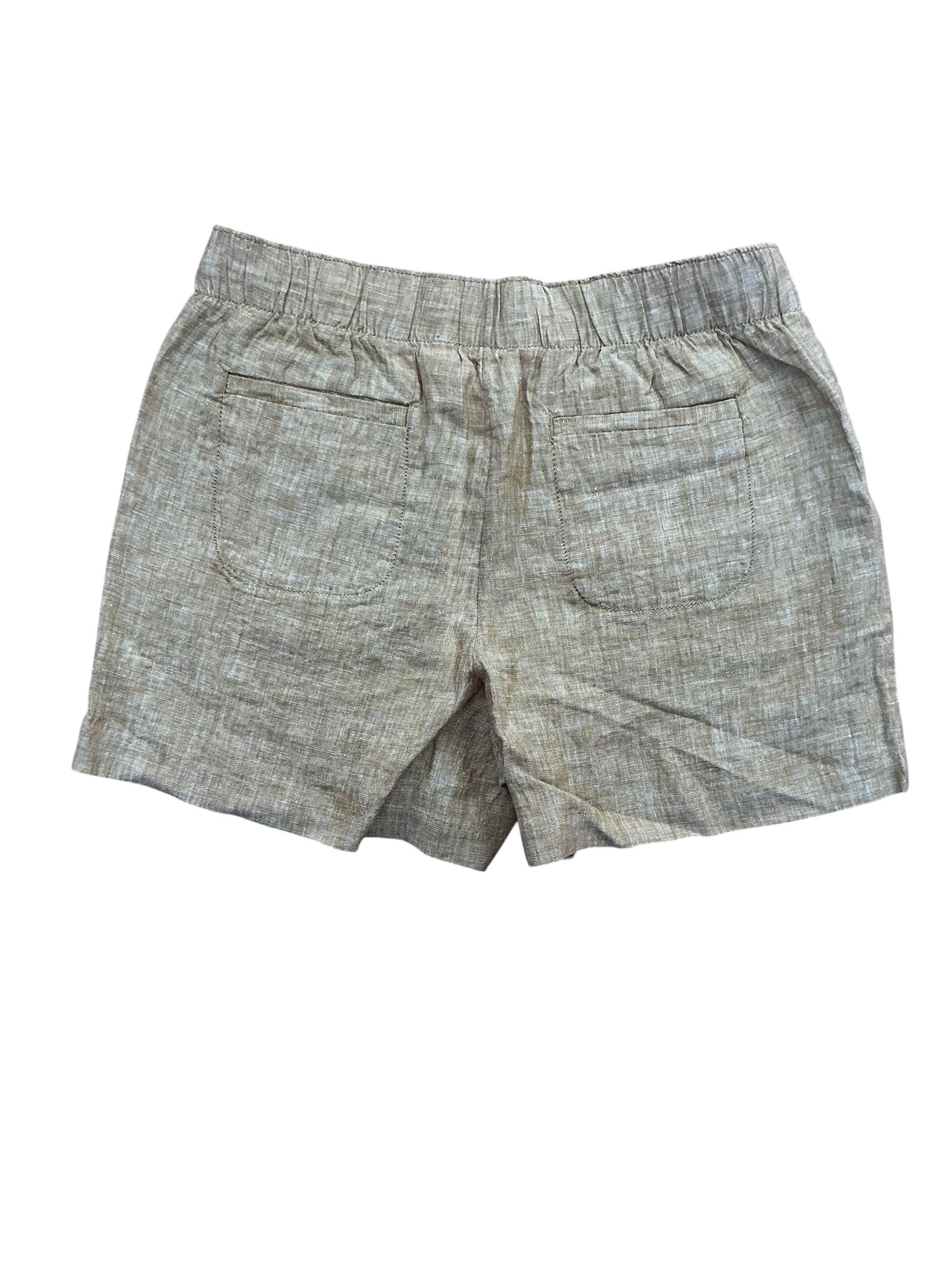 Lilly Pulitzer NWT Lilo Linen Shorts Rattan X Resort White - Size M