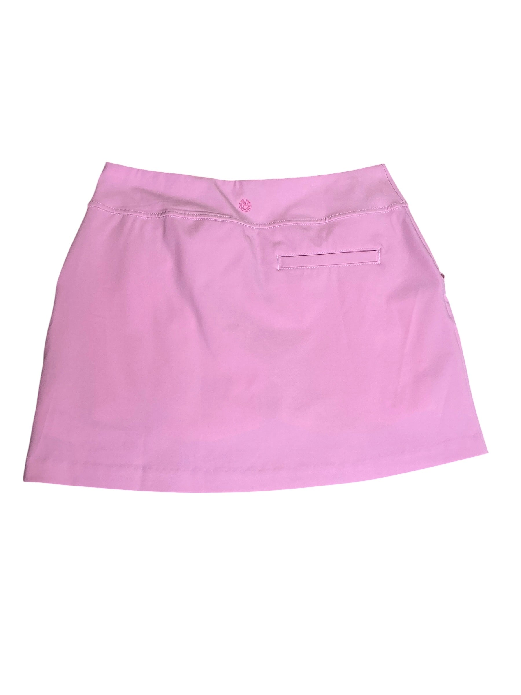 Lilly Pulitzer Luxletic Antibes Stretch Woven Golf Skort Conch Shell Pink - Size 4