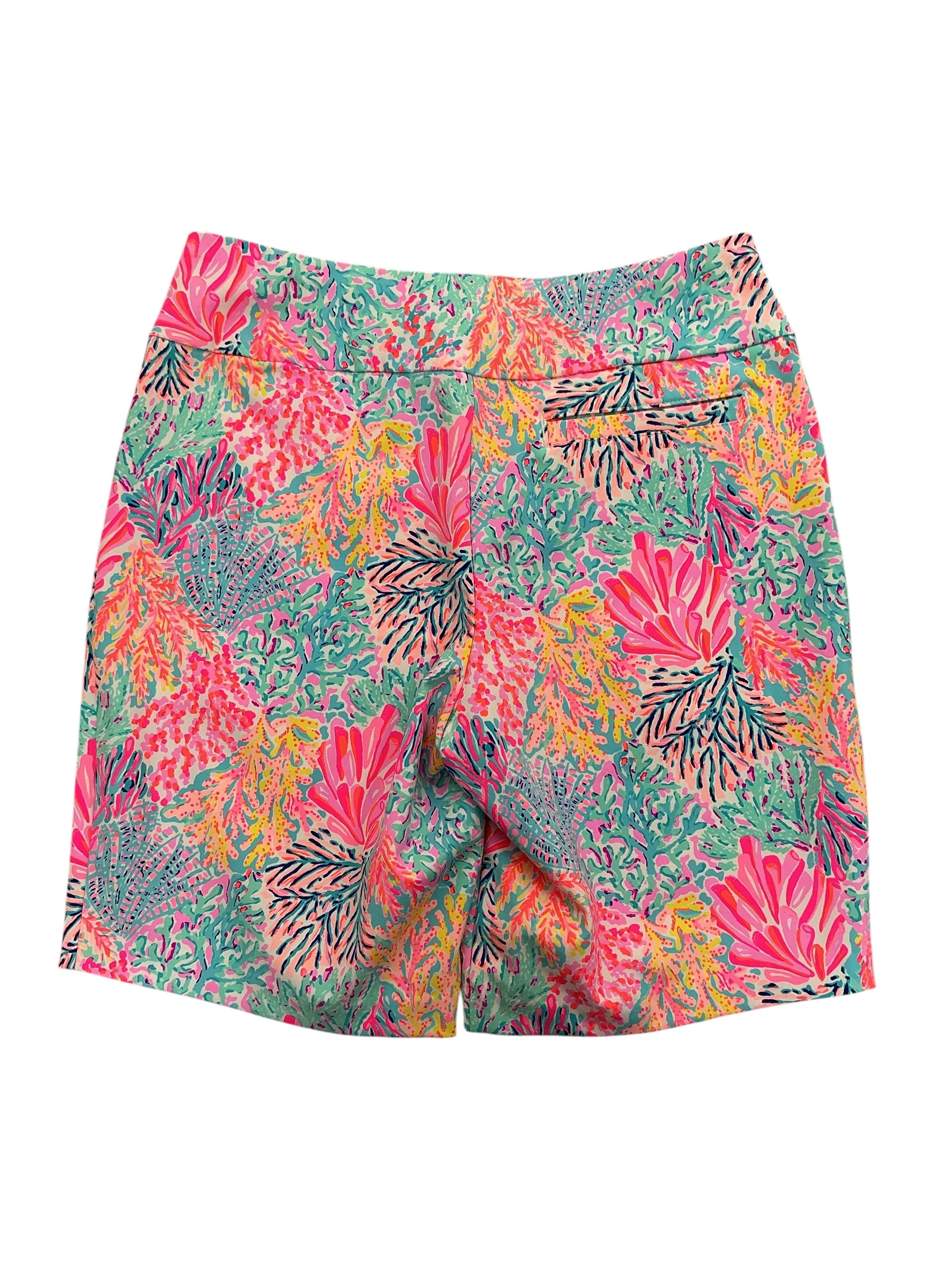 Lilly Pulitzer Reid Shorts UPF 50+ Multi Splashdance Golf - Size 8