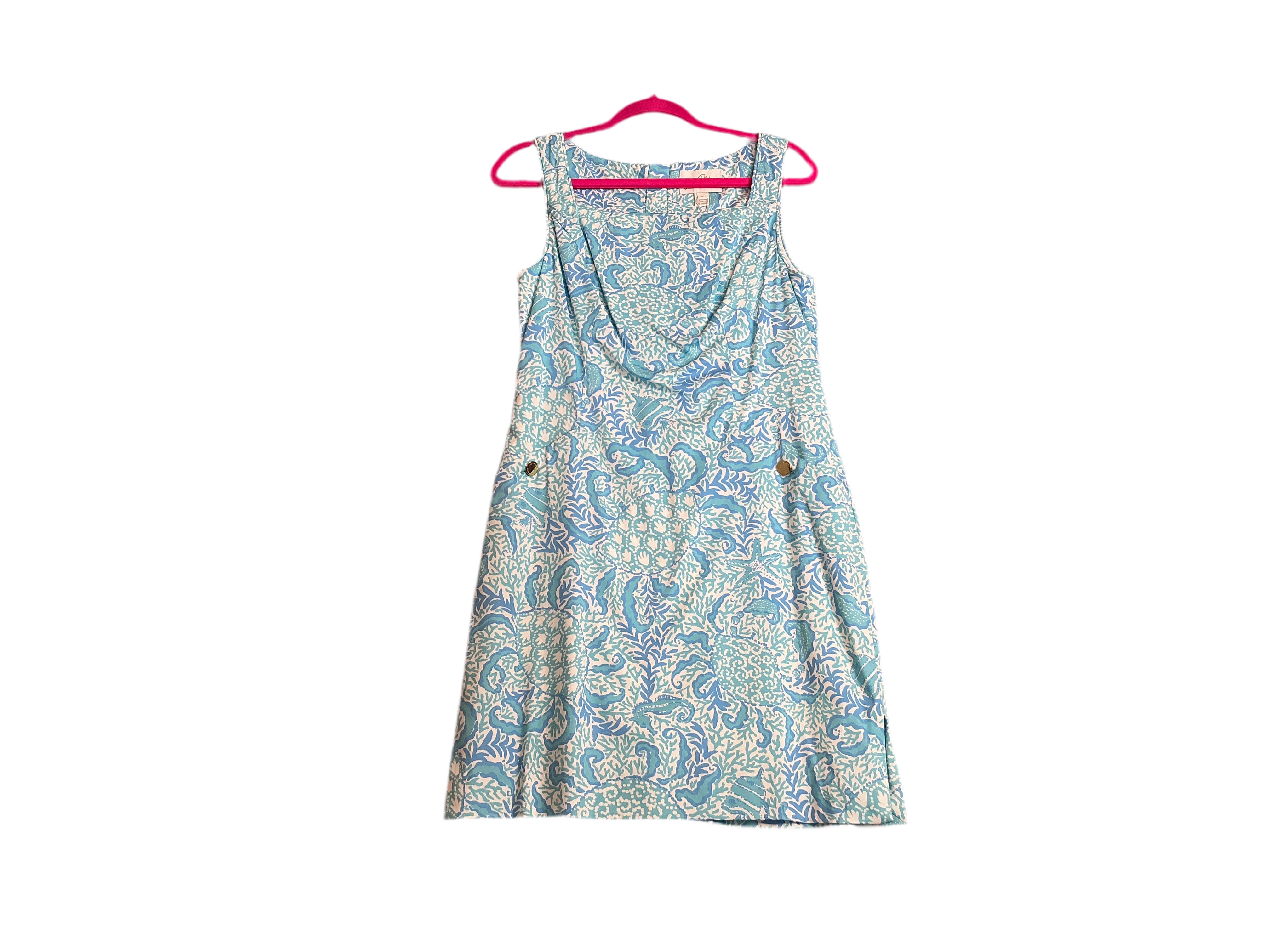 Lilly Pulitzer NWT The Lilly Shift Resort White Goombay Grooves - Size 4