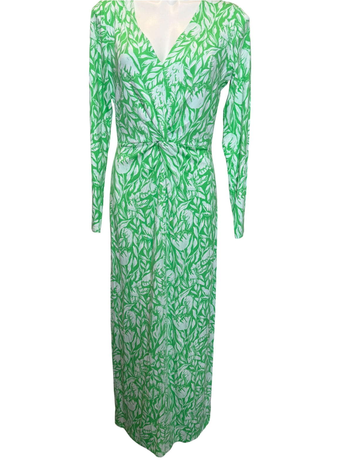 Lilly Pulitzer NWT Tilli Maxi Dress Fauna Green Tulip To Tango - Size 12