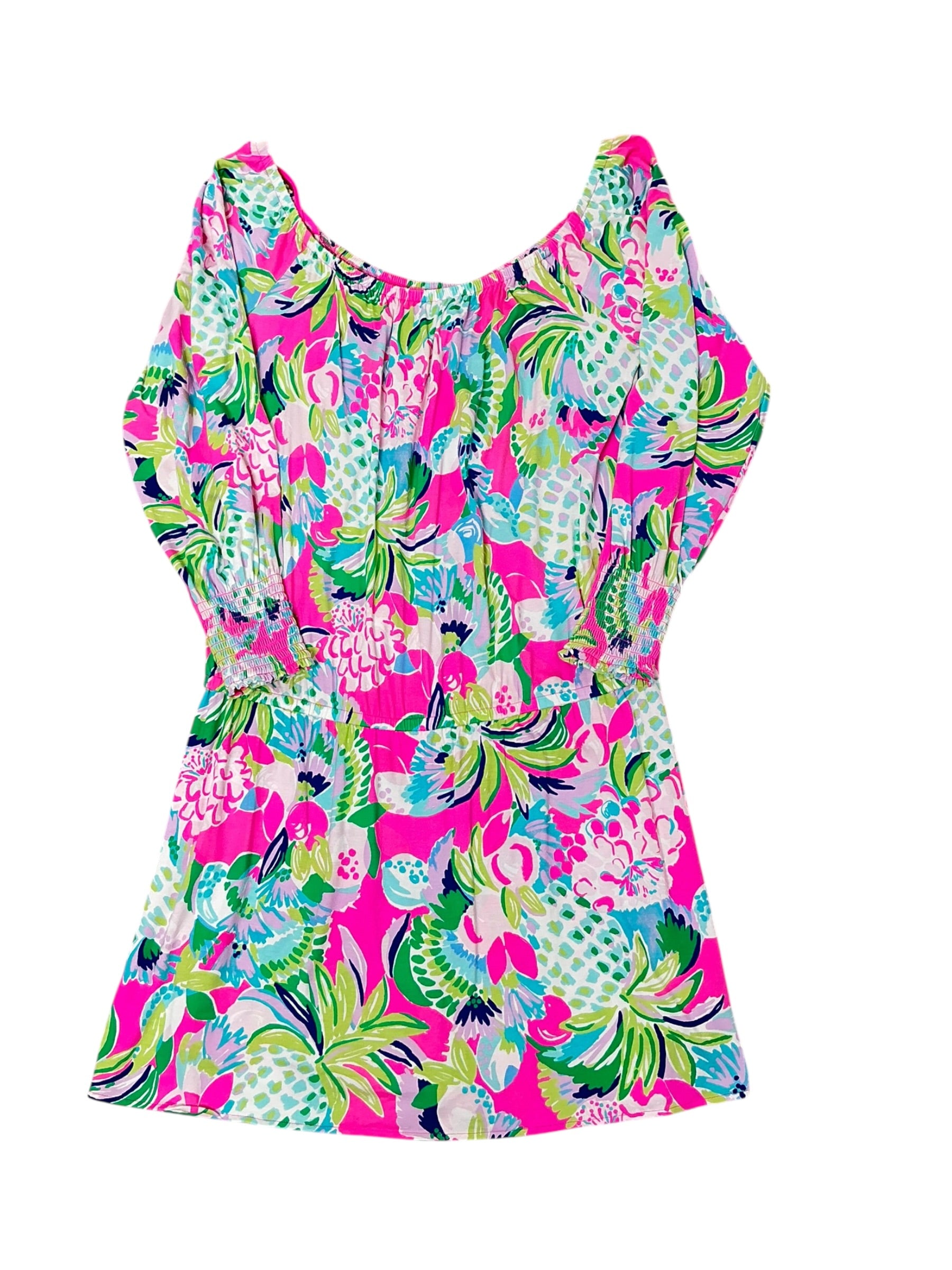 Lilly Pulitzer Lana Skort Romper - Multi Raise The Bar - Size S