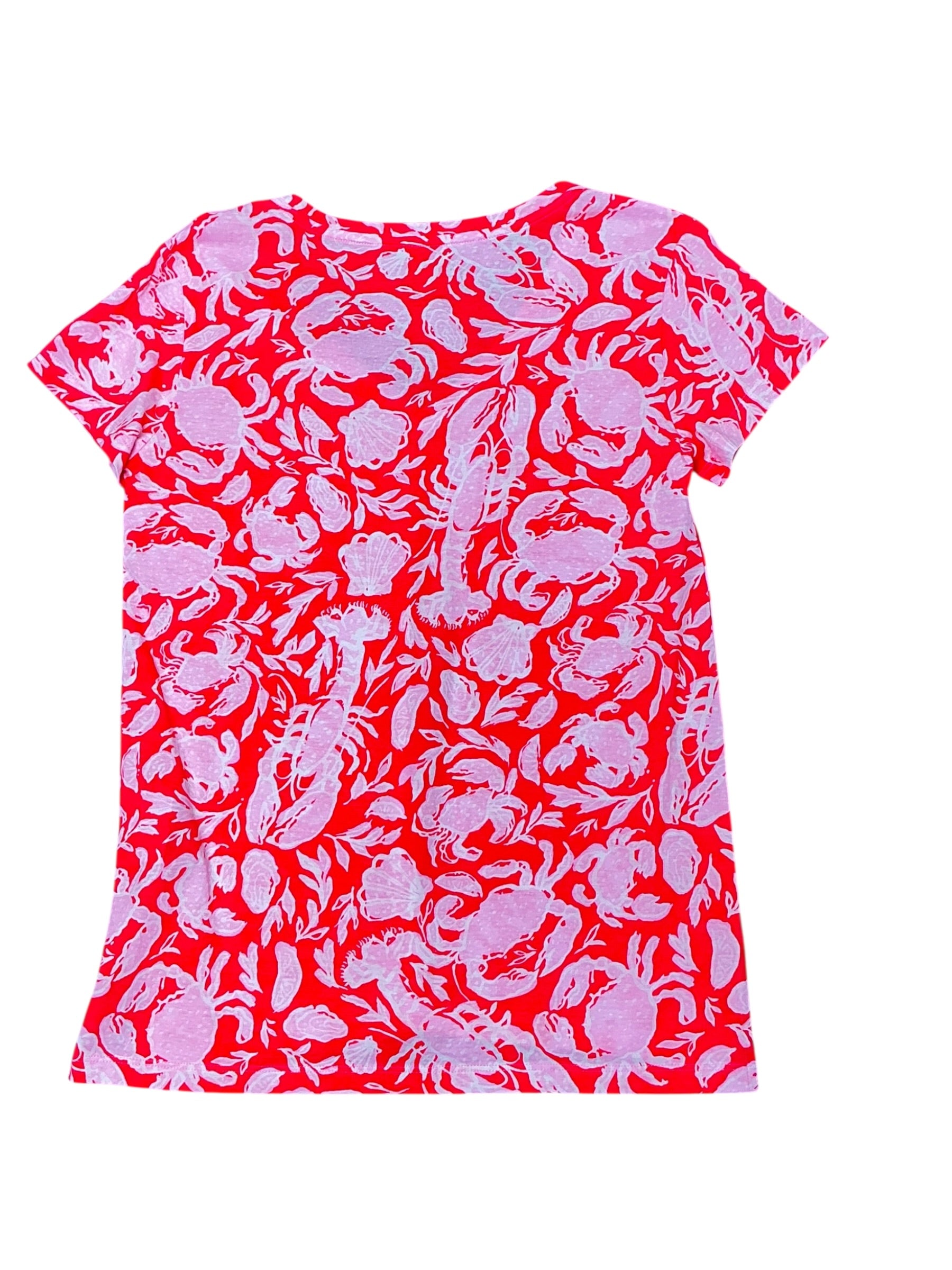 Lilly Pulitzer Meredith Tee - Cane Coral Crab Collab - Size S