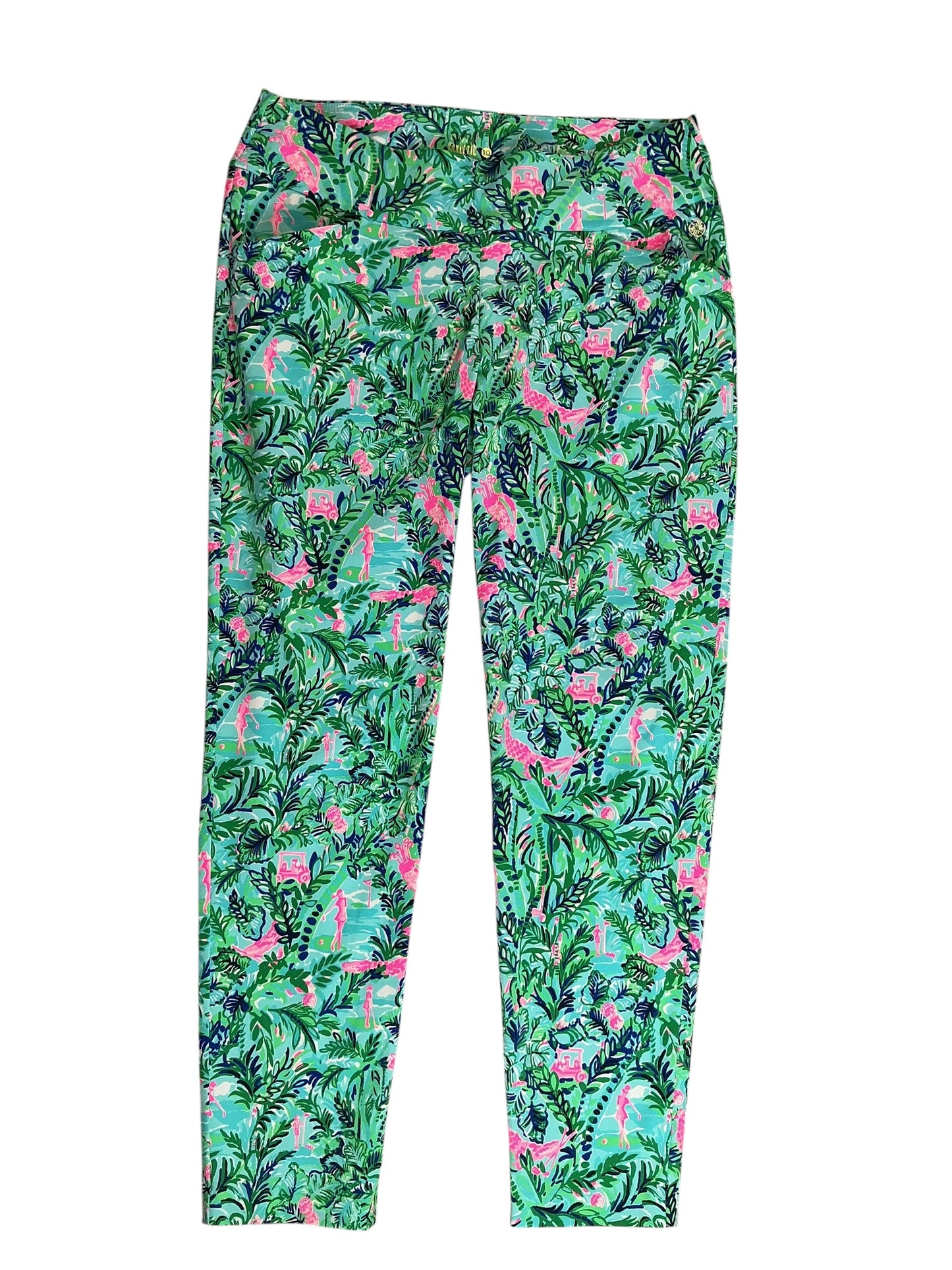 Lilly Pulitzer Luxletic Corso Pants Par Fection - Size 10