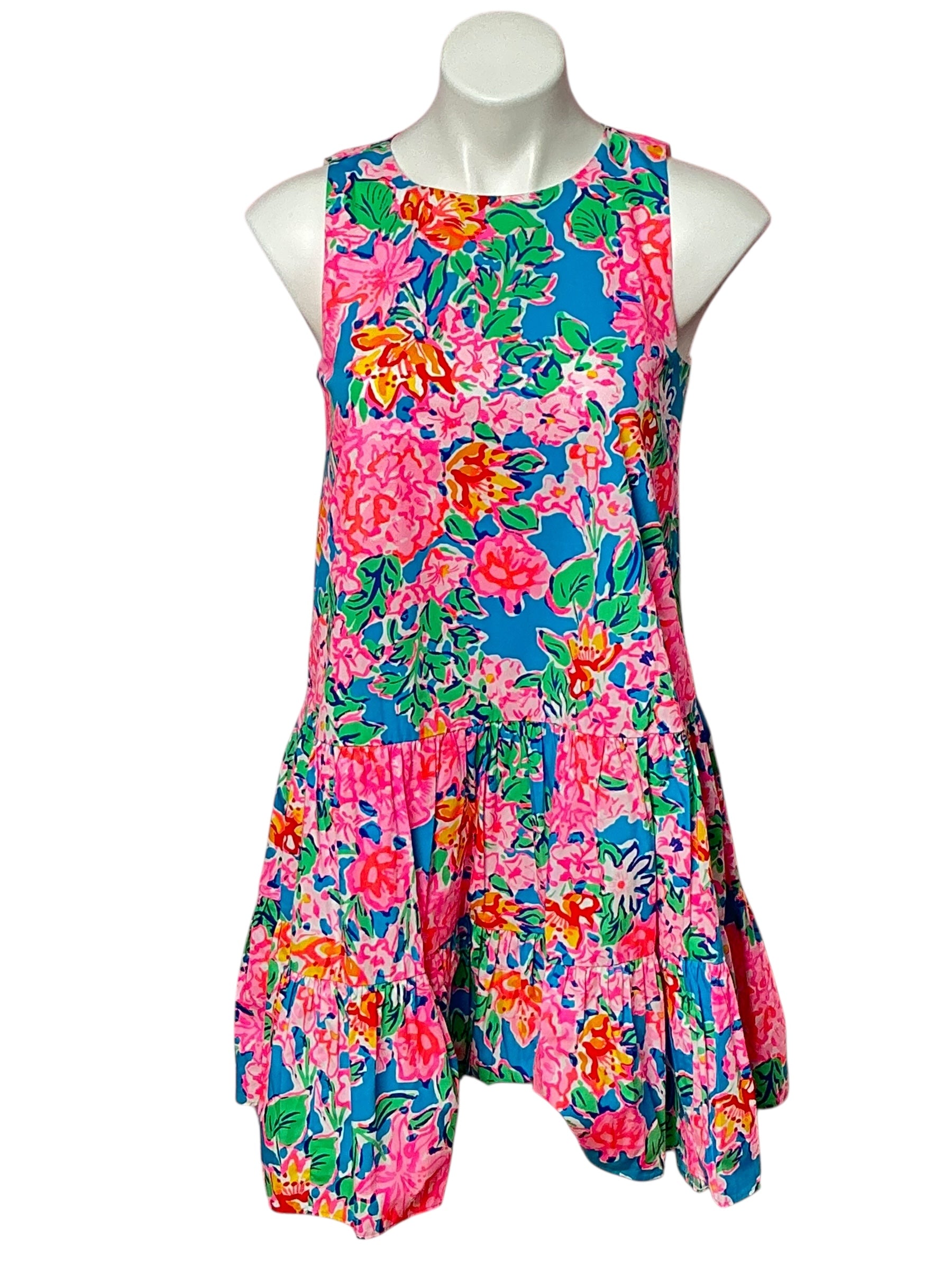 Lilly Pulitzer NWT - Trina Dress - Multi Rose To The Occasion - Size XS