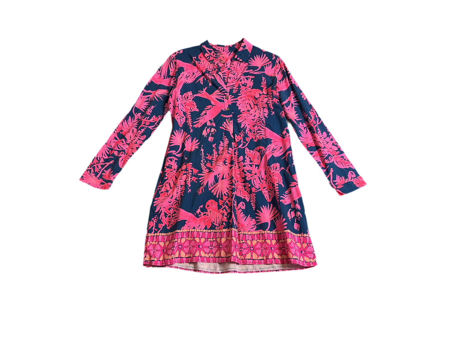 Lilly Pulitzer Lillith Tunic Dress Night Caw - Size XS