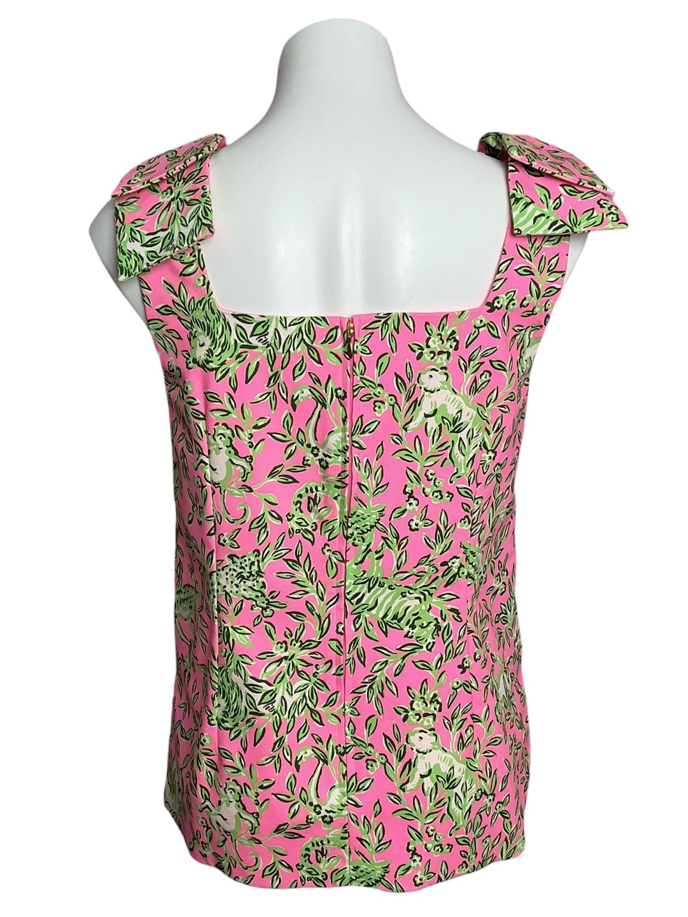 Lilly Pulitzer NWT Andres Tunic Rousseau Pink Mane Character Energy - Size 10