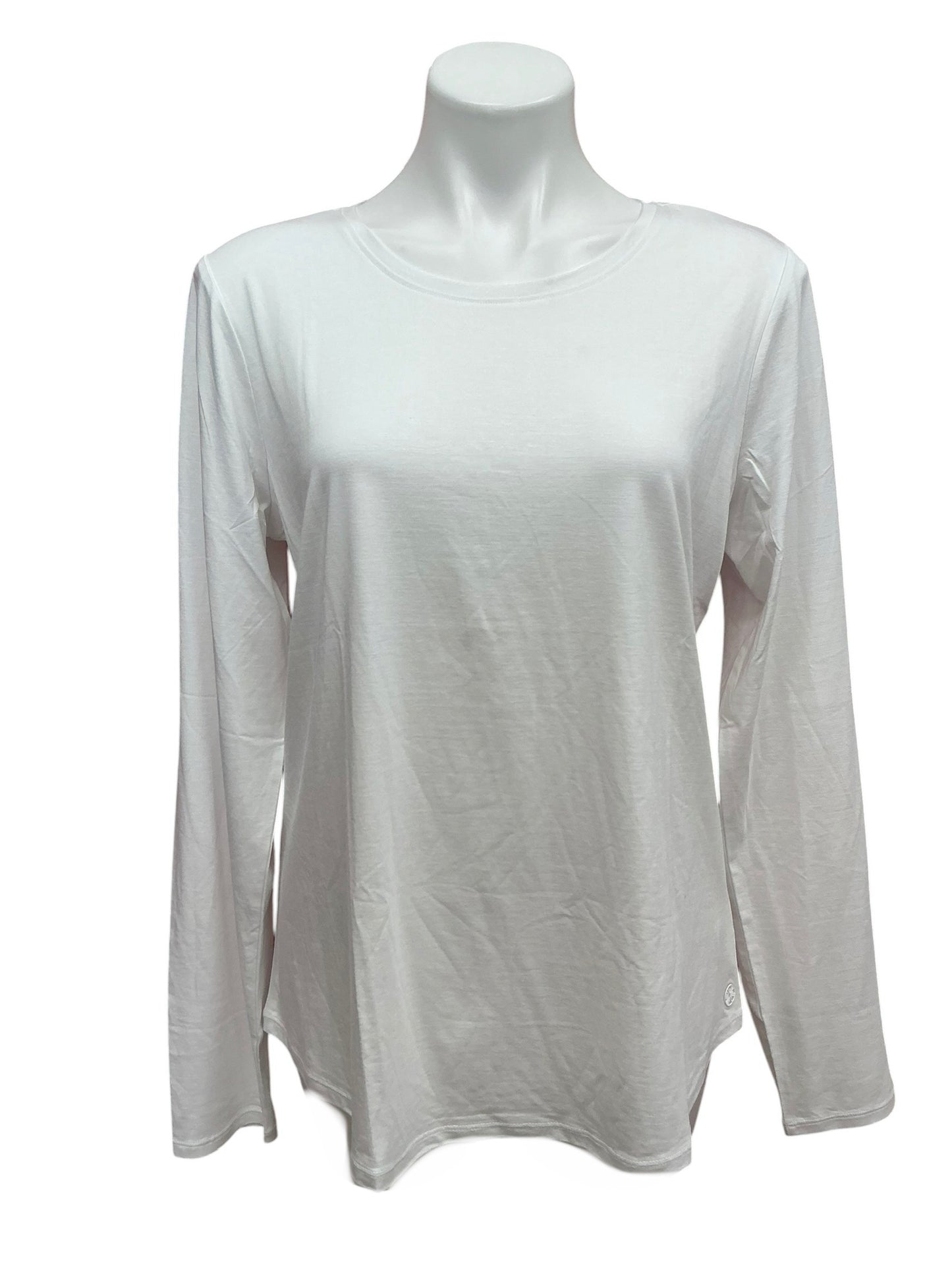 Lilly Pulitzer Luxletic Westley Long Sleeve Tee Resort White - Size L