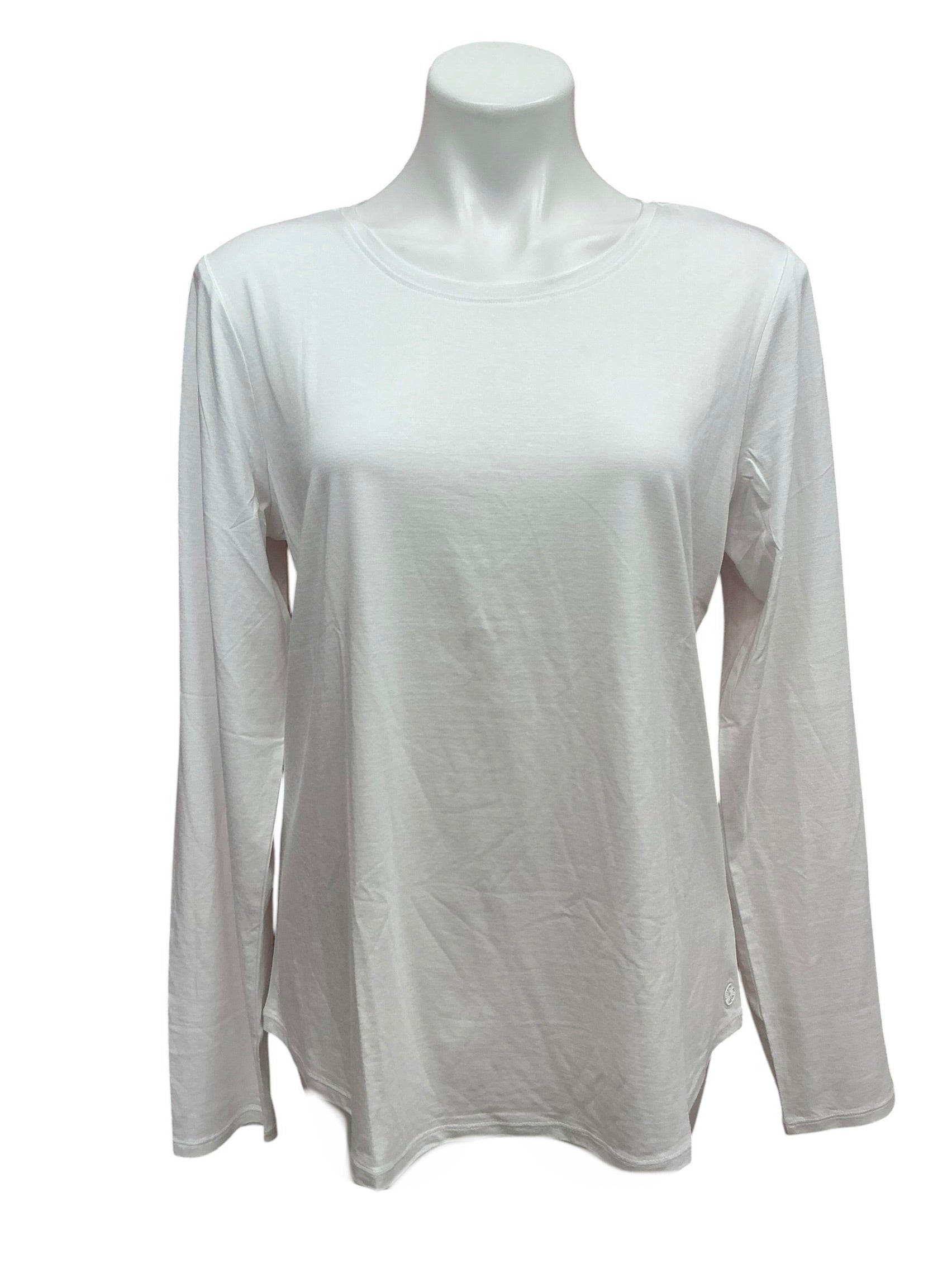 Lilly Pulitzer Luxletic Westley Long Sleeve Tee Resort White - Size L