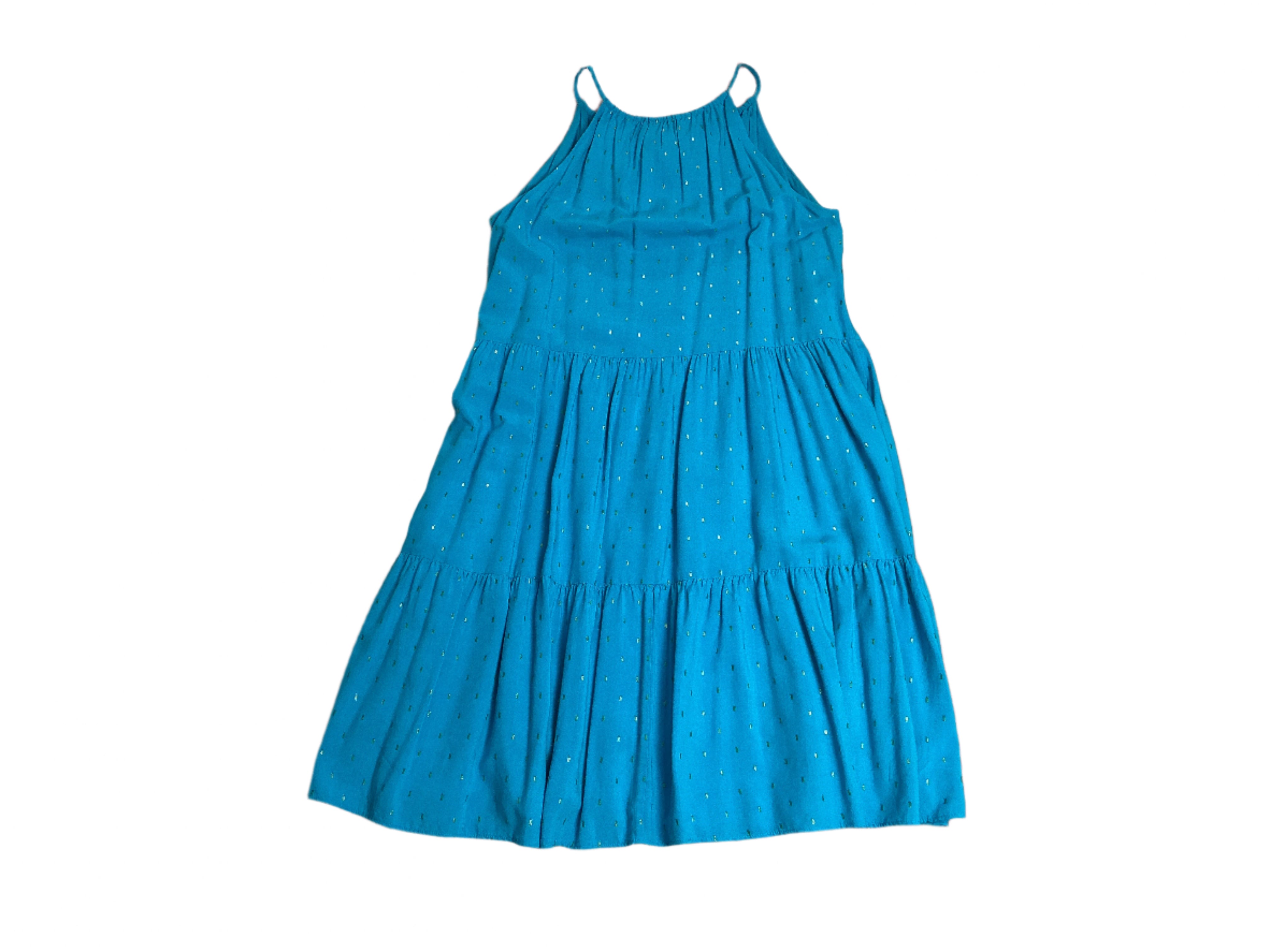 Lilly Pulitzer Lita Swing Dress - Formentera Turquise Metallic Clip - Size XS