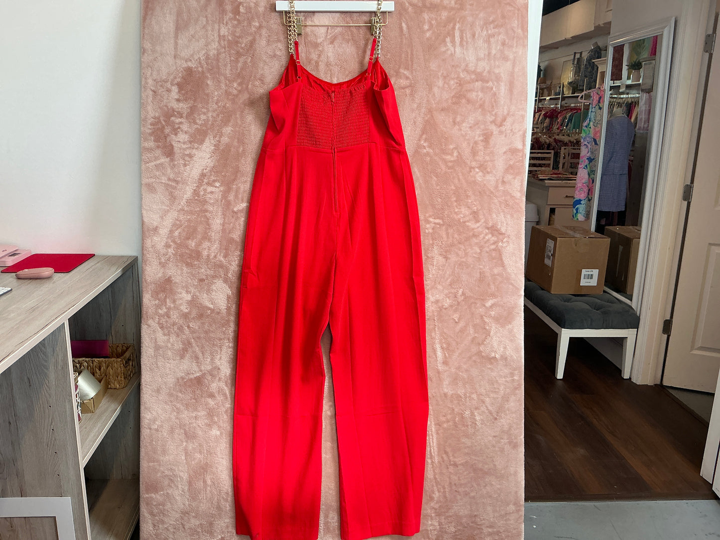 Lilly Pulitzer NWT - Zemira Sleeveless Jumpsuit - Amaryllis Red