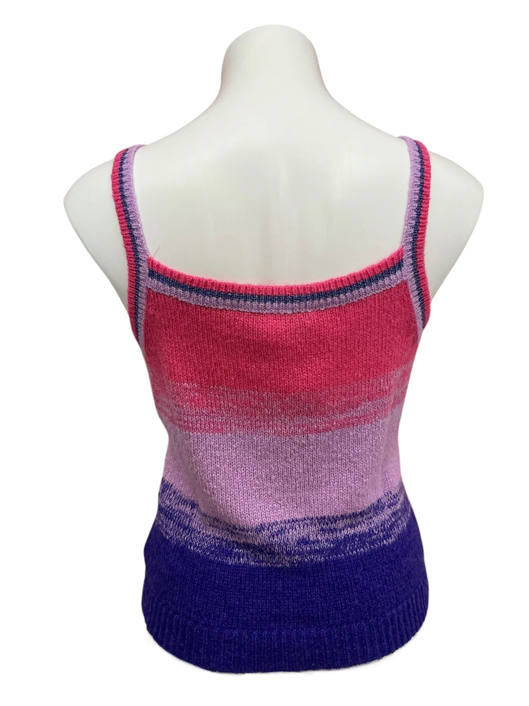 Lilly Pulitzer NWT Tessalyn Sweater Tank Top Cabochon Purple Bohemian Marled Ombré - Size S