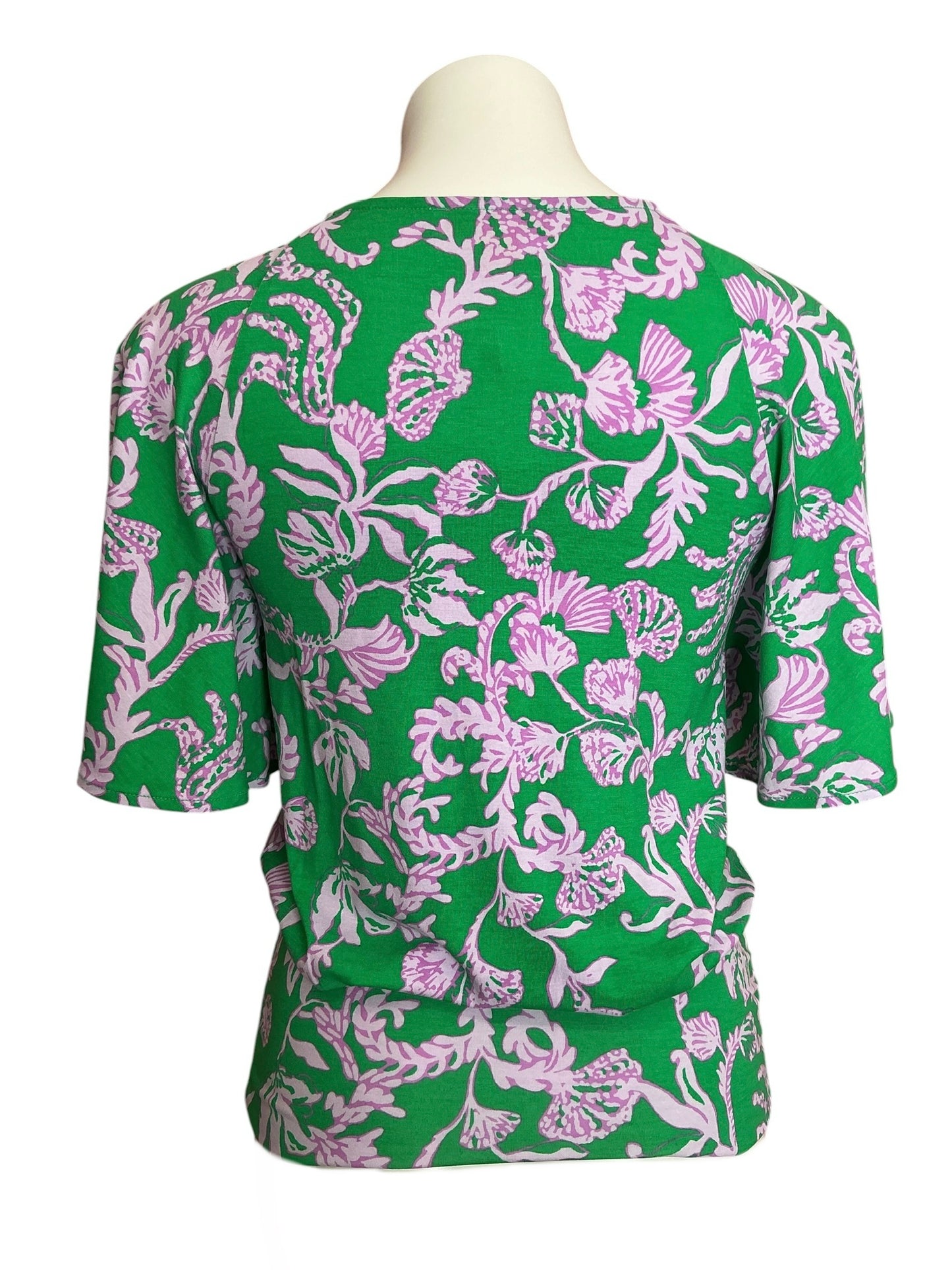 Lilly Pulitzer NWT Albins Knit Top Brazilian Green Salty Sandbar - Size XXS