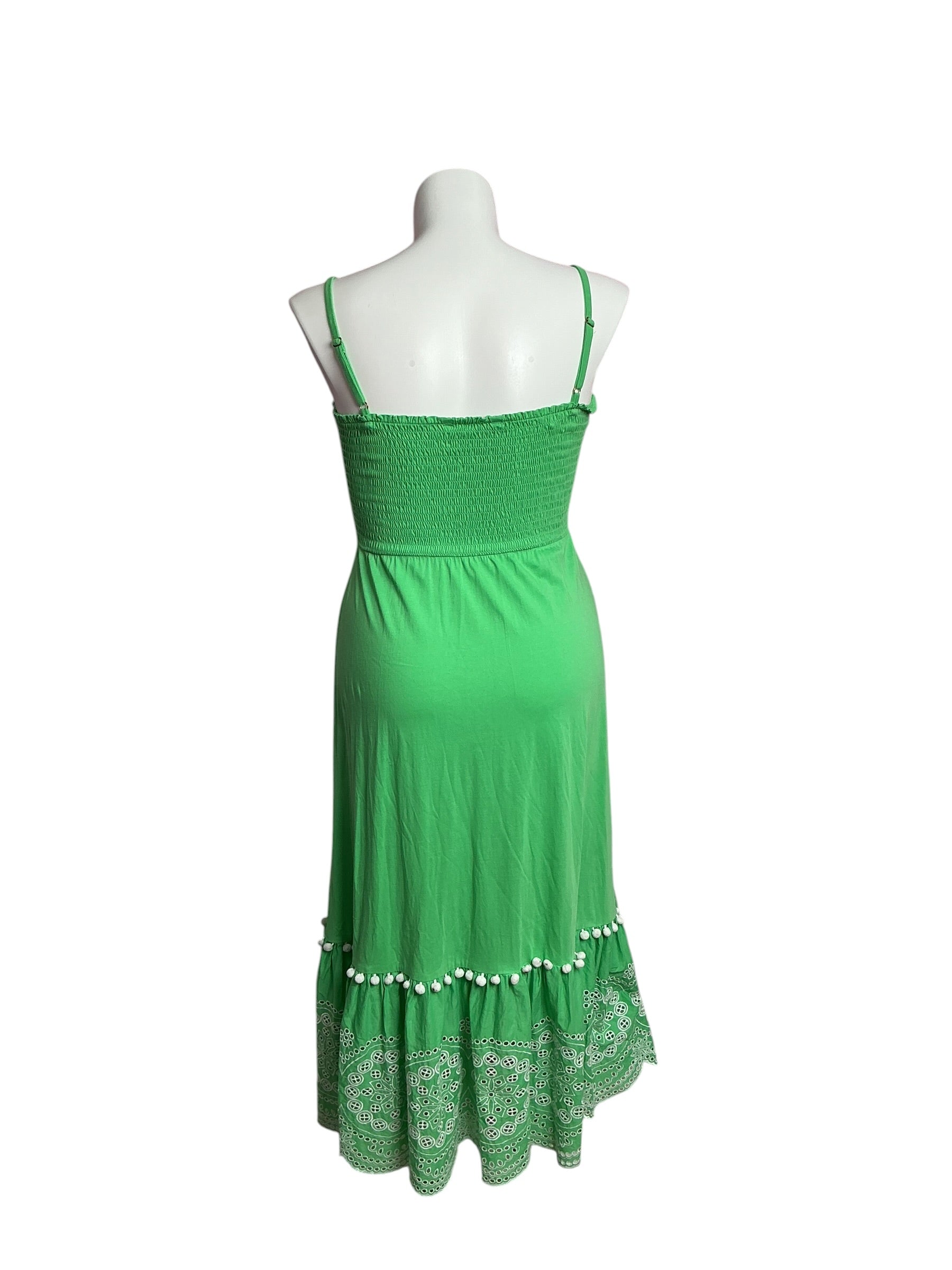 Lilly Pulitzer- Modesto Stocked Midi Dress Cabana Green Size L