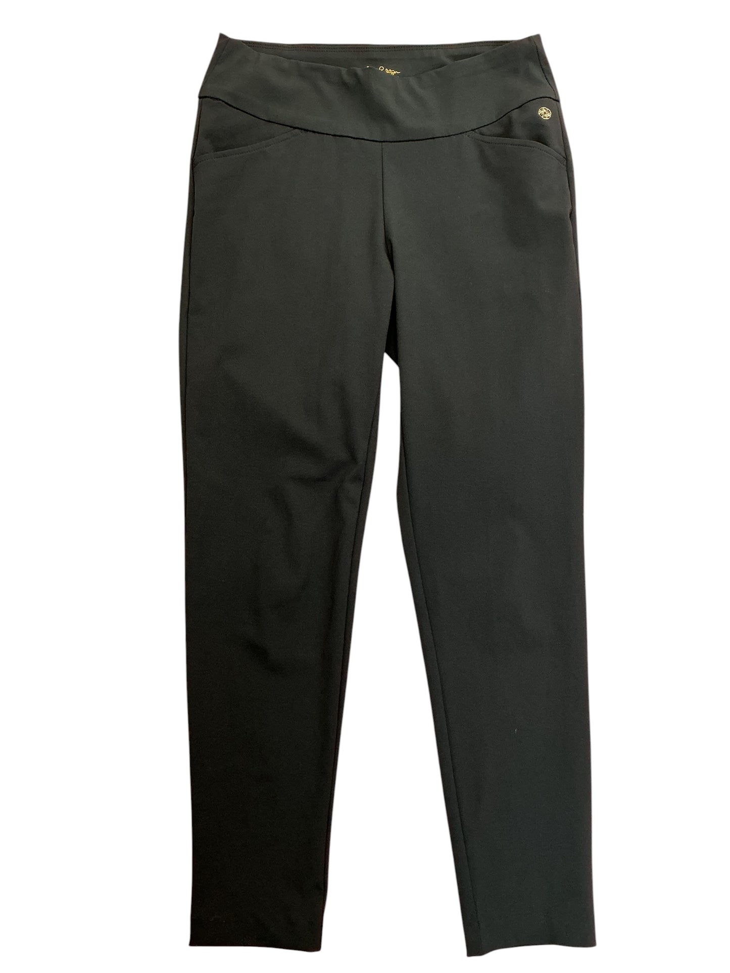 Lilly Pulitzer Luxletic Corso Pants Onyx Black - Size 4