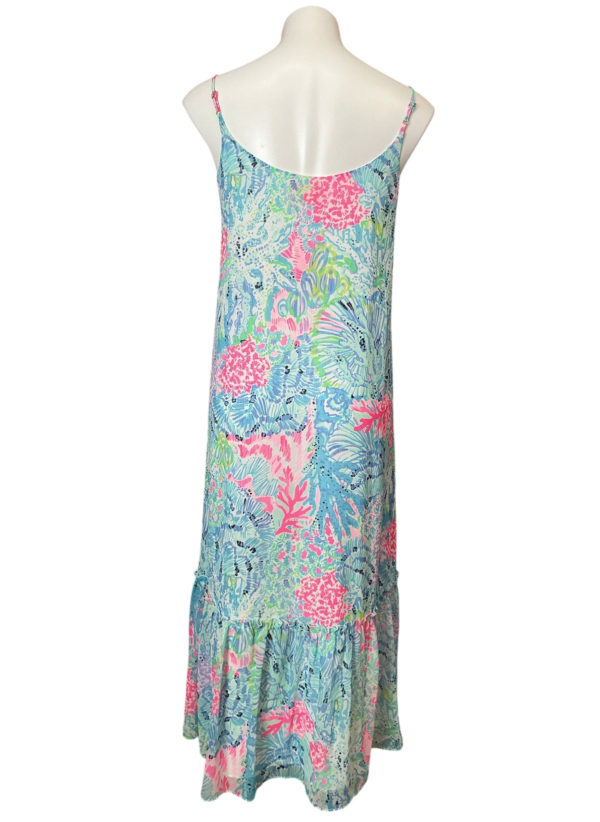 Lilly Pulitzer Winni Midi Dress Sink Or Swim - Size XS