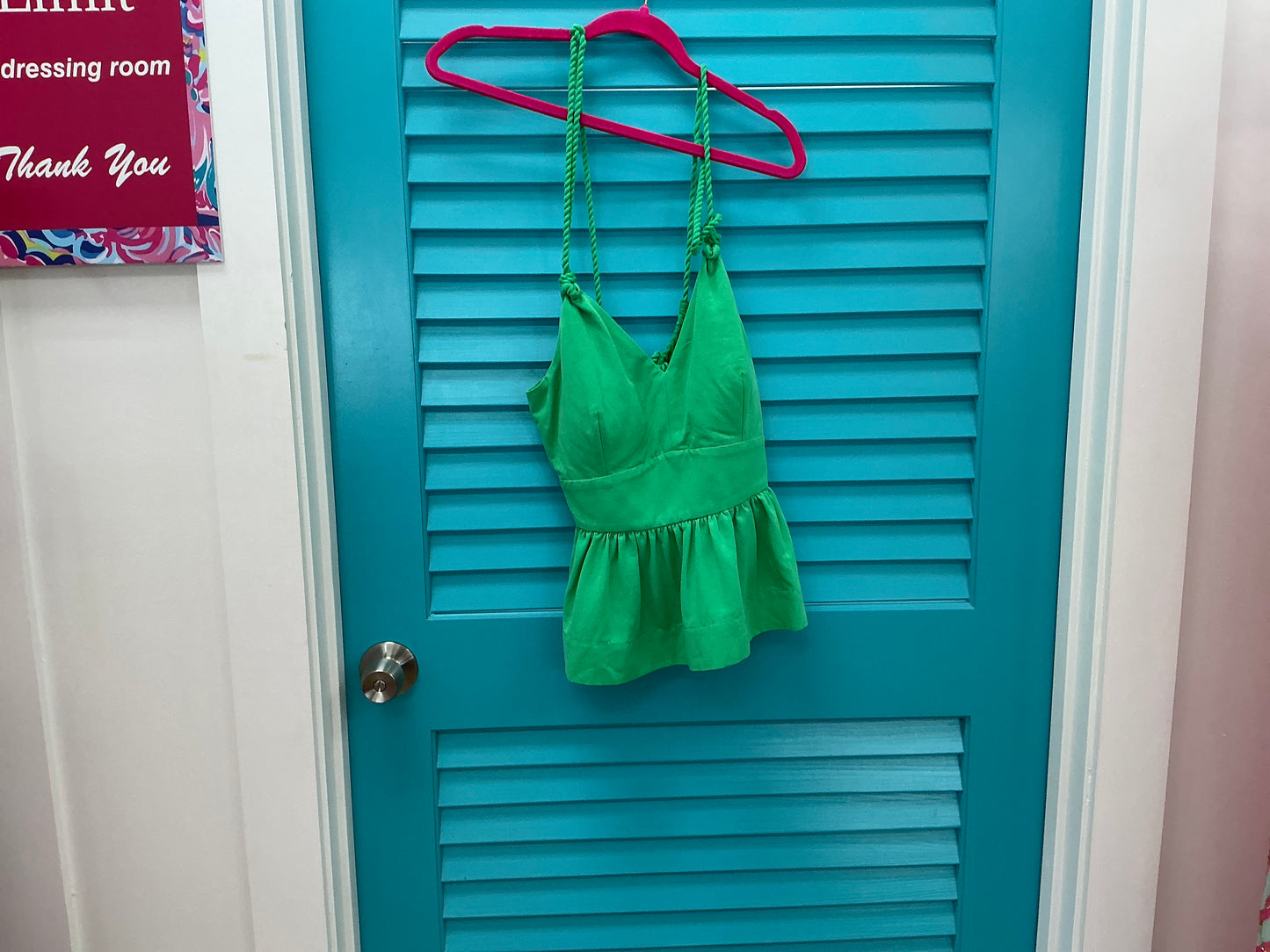 Lilly Pulitzer NWT Crishna Top Spearmint - Size 4