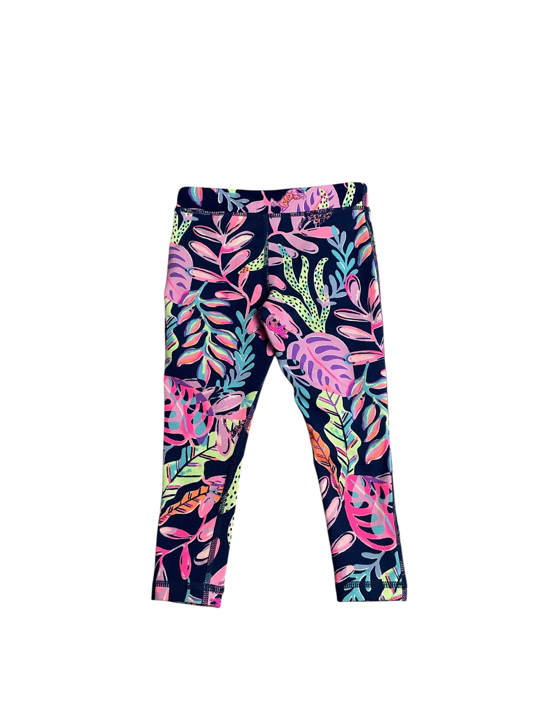 Lilly Pulitzer- Girls Weekender Legging Oyster Bay Navy Seen And Herd Size XS(2-3)