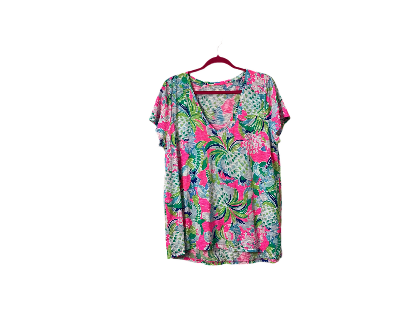 Lilly Pulitzer Short Sleeve Top - Size XL