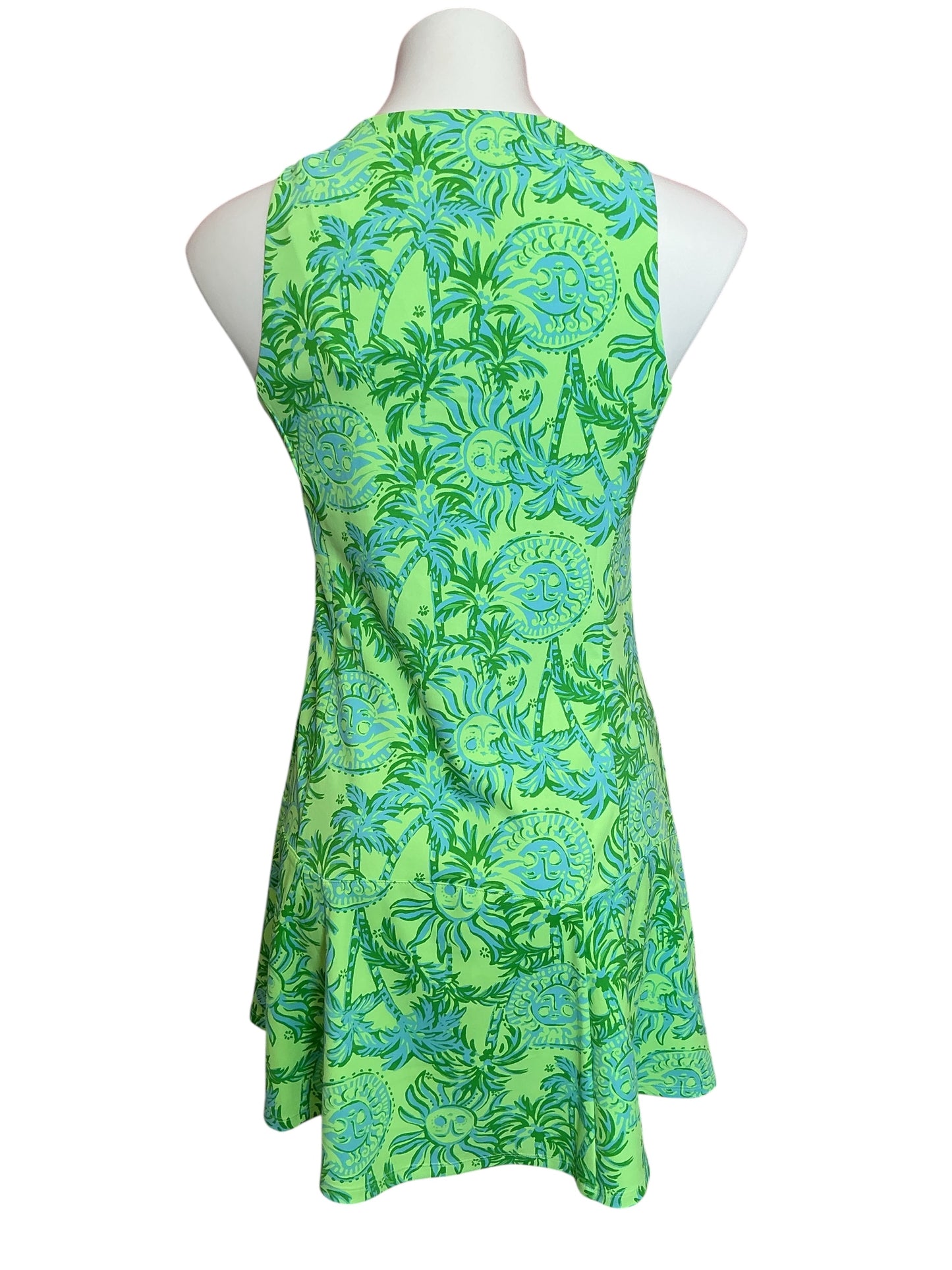Lilly Pulitzer NWT Westley Active Dress UPF 50+ Cool Mint Catchin Rays - Size XL