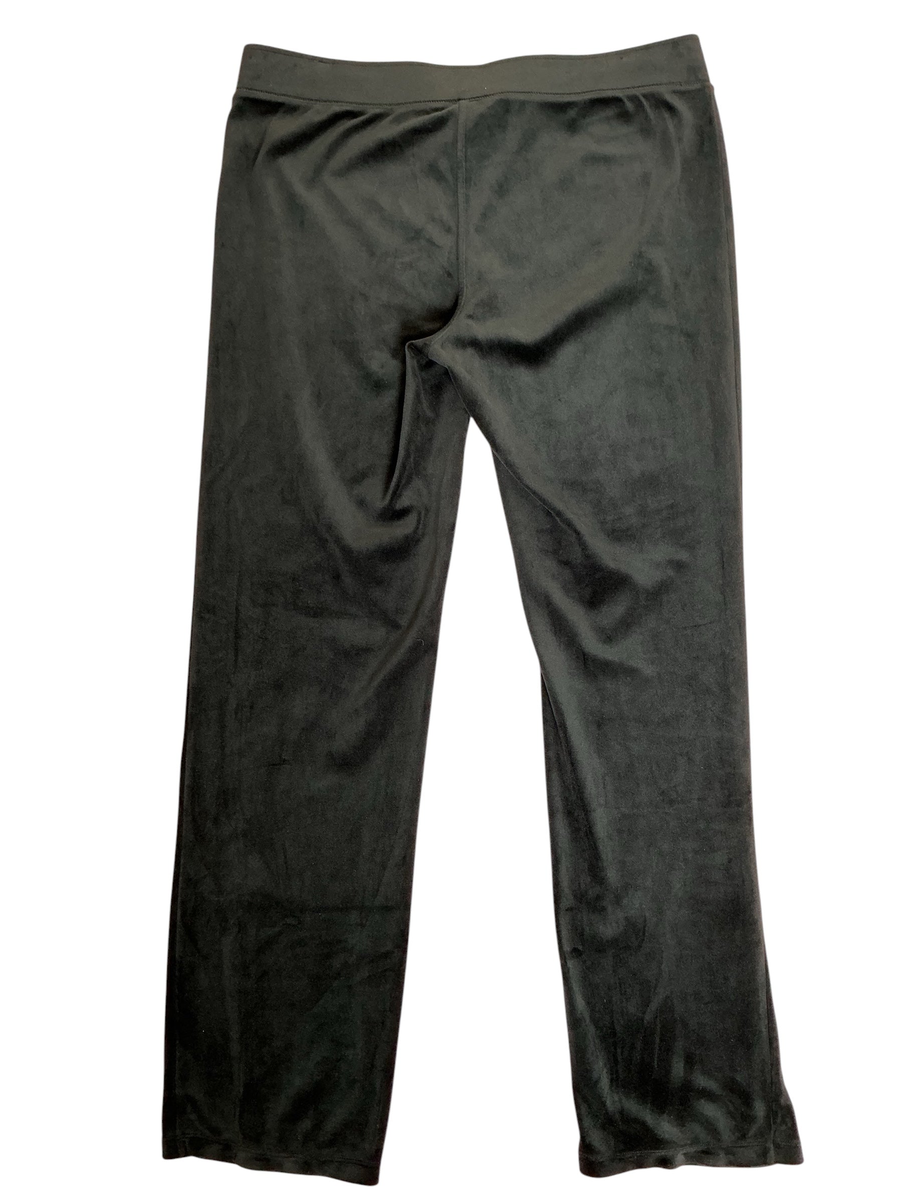 Lilly Pulitzer Mallie Dorsey Velour Pants Onyx Black - Size XL