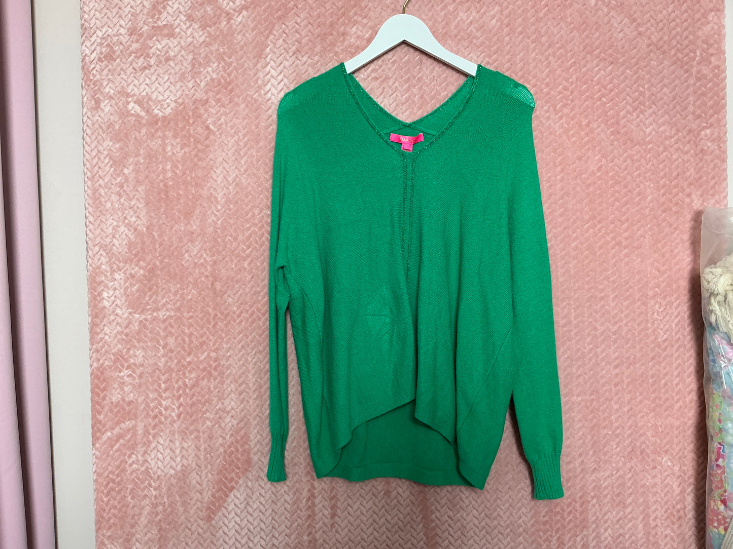 Lilly Pulitzer NWT Sevie Sweater Botanical Green - Size S