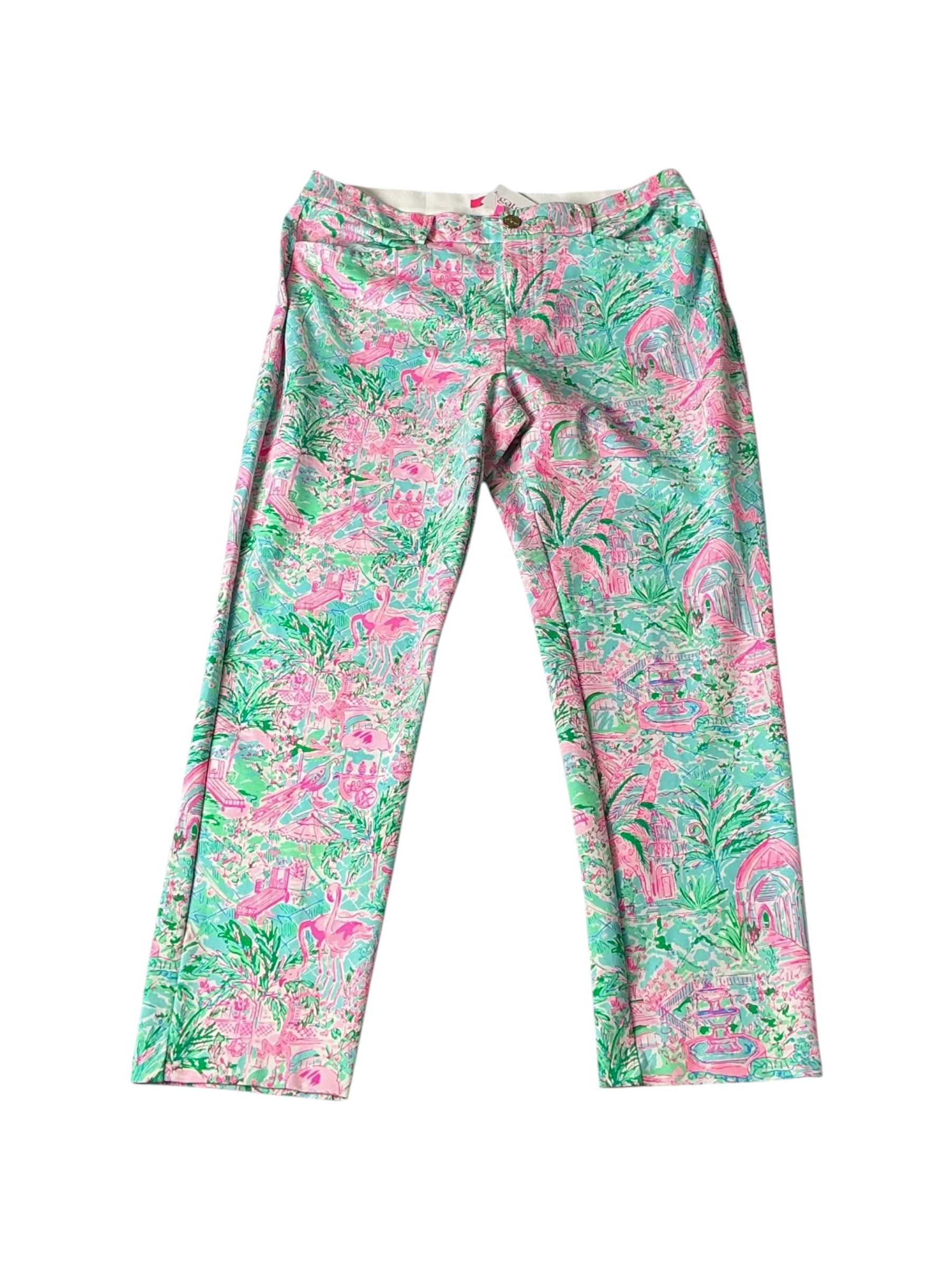 Lilly Pulitzer Kelly Skinny Ankle Pant Bohemian Queen - Size 16