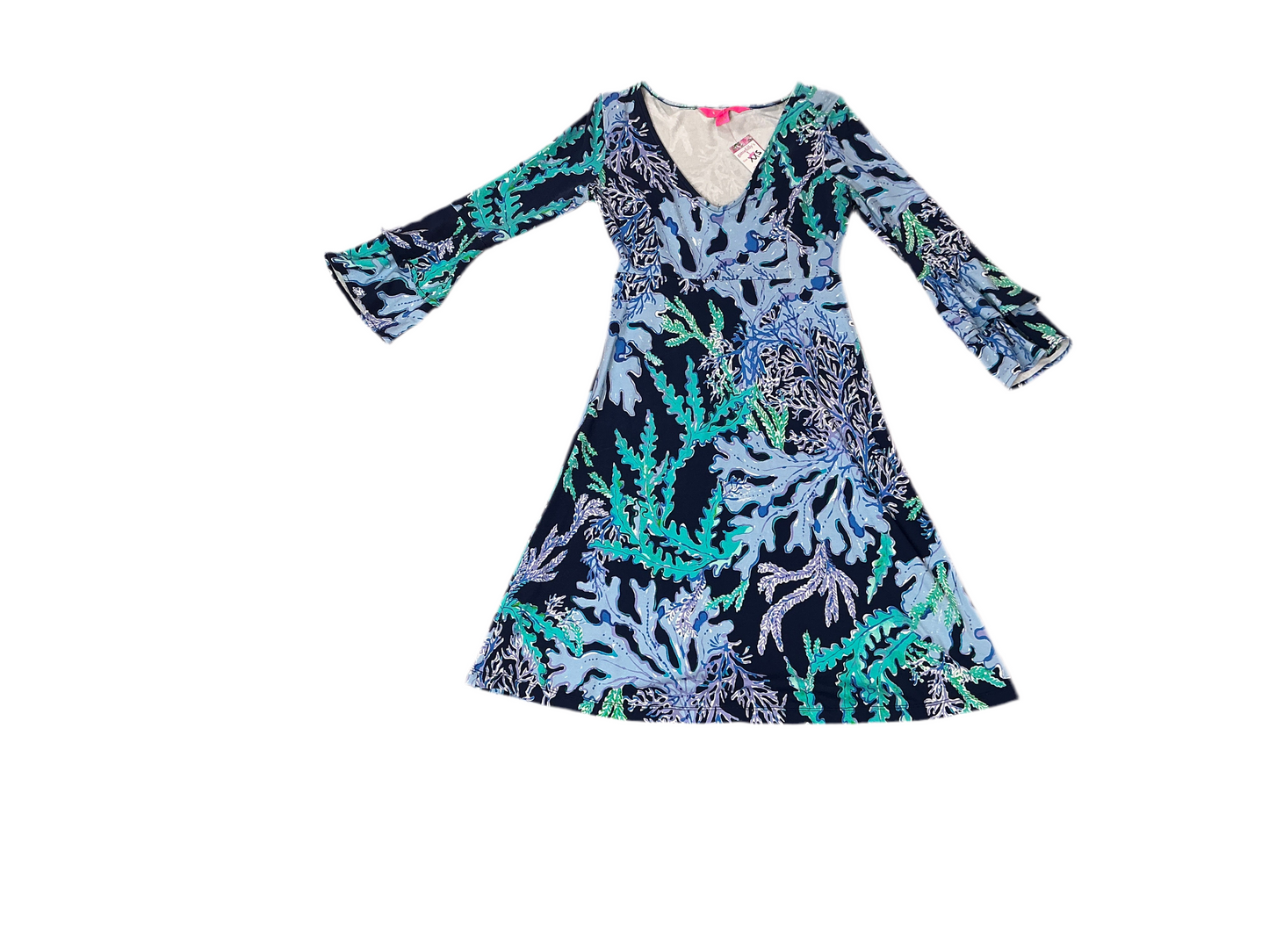 Lilly Pulitzer Raina Dress - Indigo Swish and Stay - Size xxs