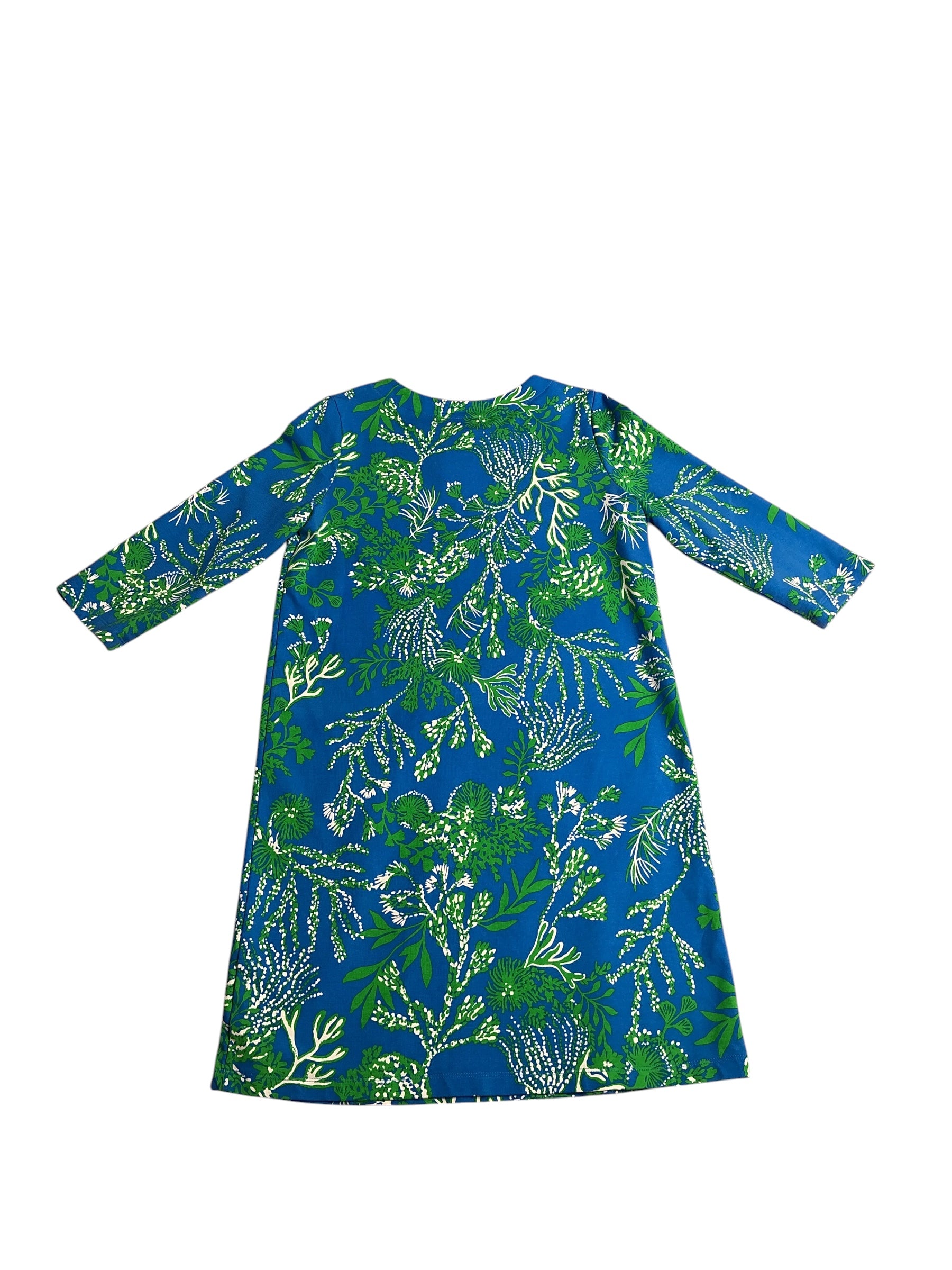 Lilly Pulitzer- Girls Mackenzie Dress Briny Blue A Bit Salty Size XL(12-14)
