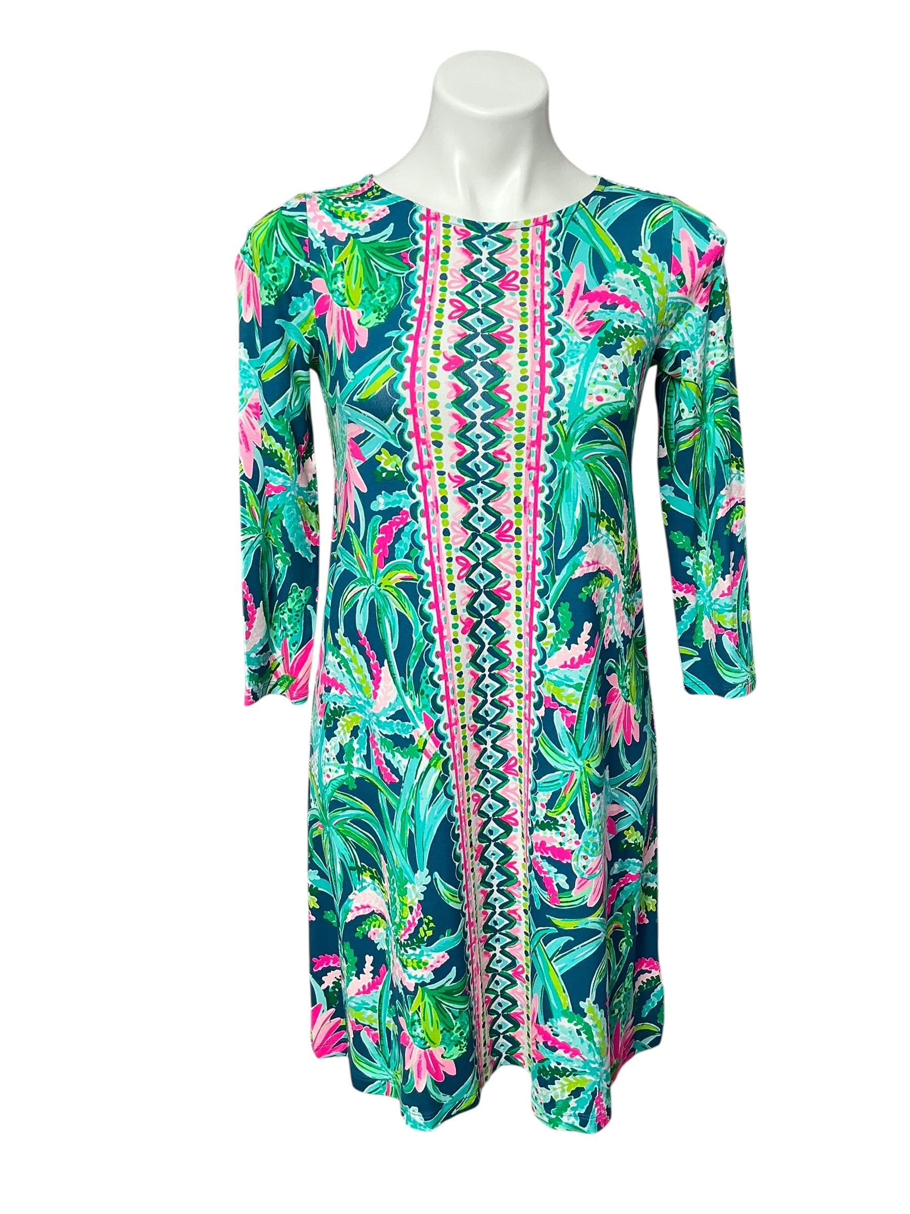 Lilly Pulitzer NWT - Ophelia Dress - Macaw Blue Sweet Escape Engineered - Size XS