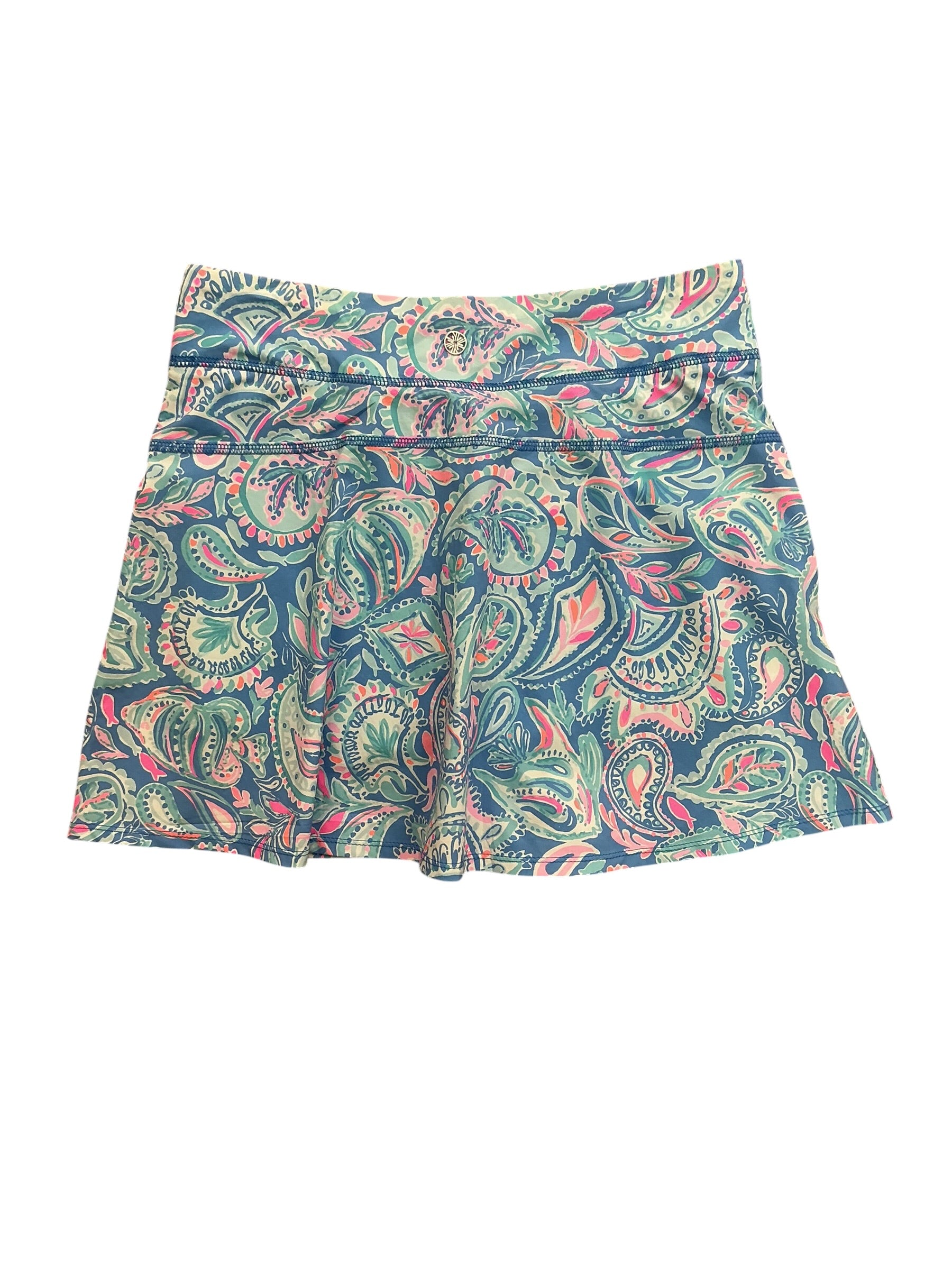 Lilly Pulitzer Darlene Skort Zanzibar Blue Fish Kiss - Size 4