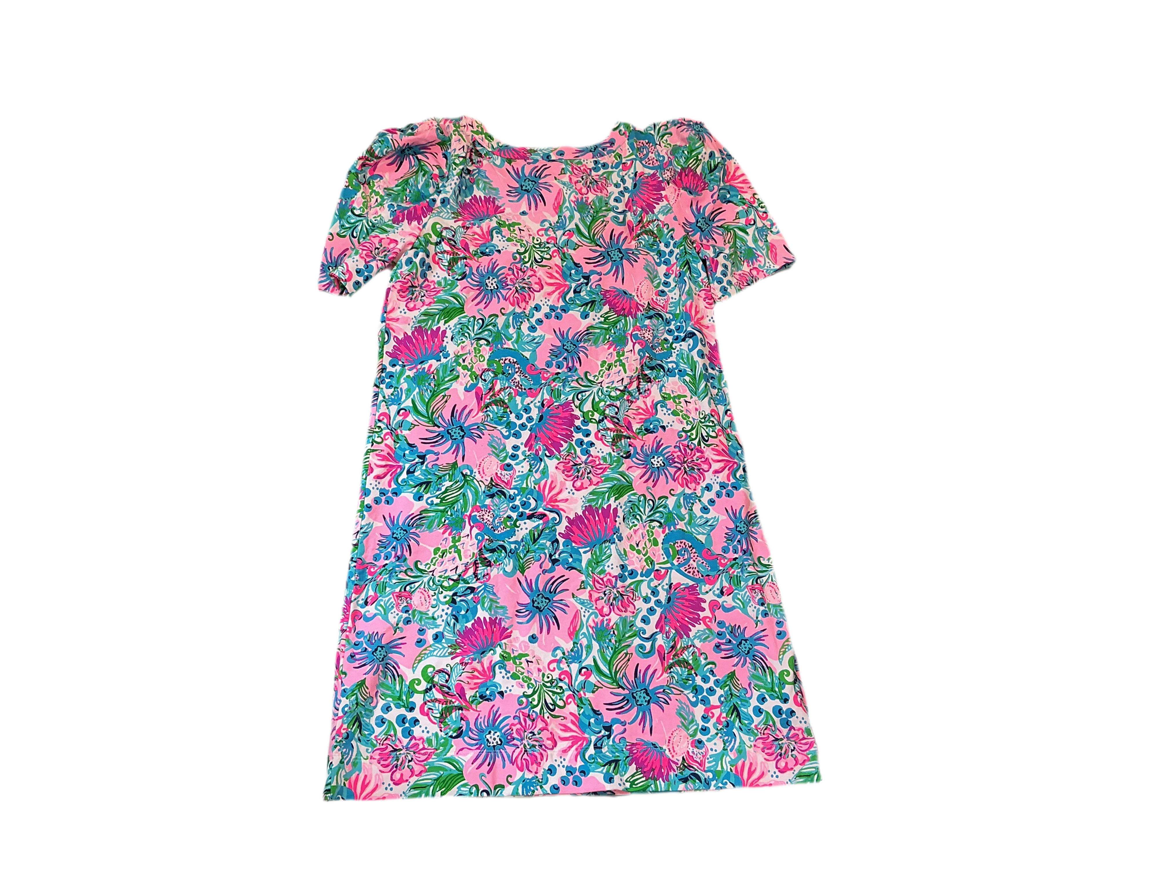 Lilly Pulitzer NWT - Harriet Elbow Sleeve Dress - Mandevilla Baby Paradise Petals - Size Lilly Pulitzer
