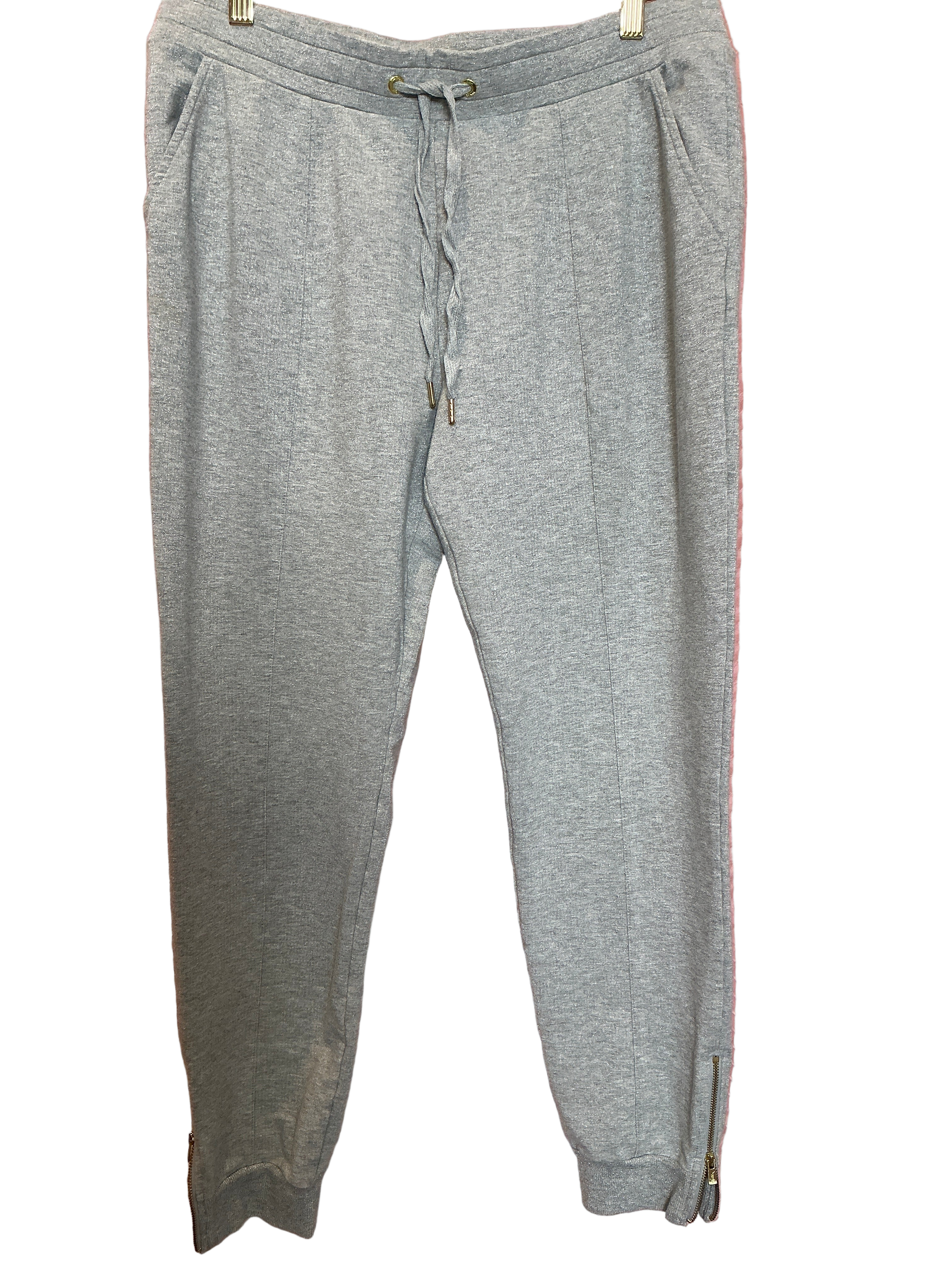 Lilly Pulitzer Evia Shimmer Terry Seaide Gray jogger - Size M
