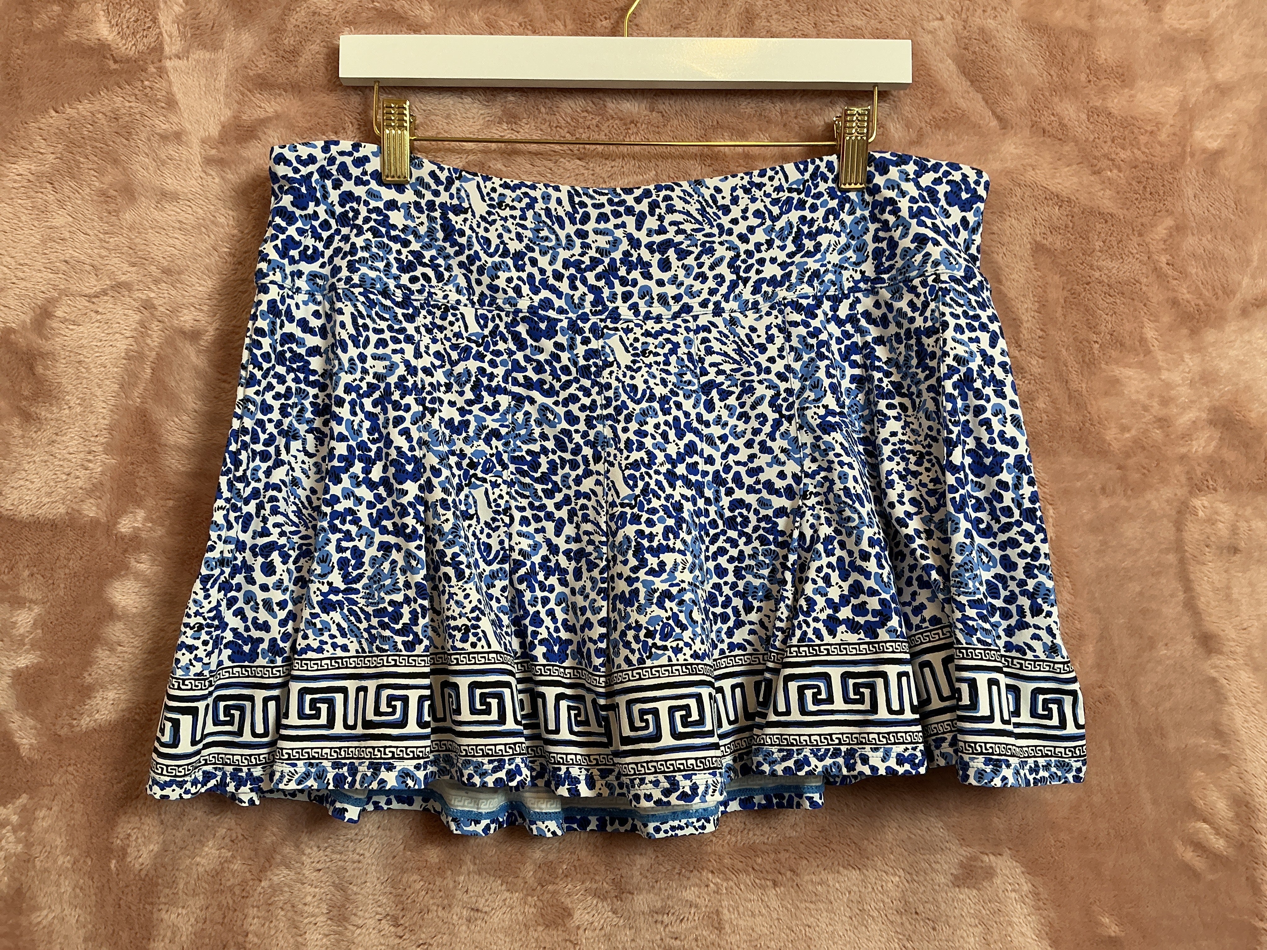 Lilly Pulitzer NWT Annora Skort UPF 50+ Resort White Twisted Up Engineered - Size XL