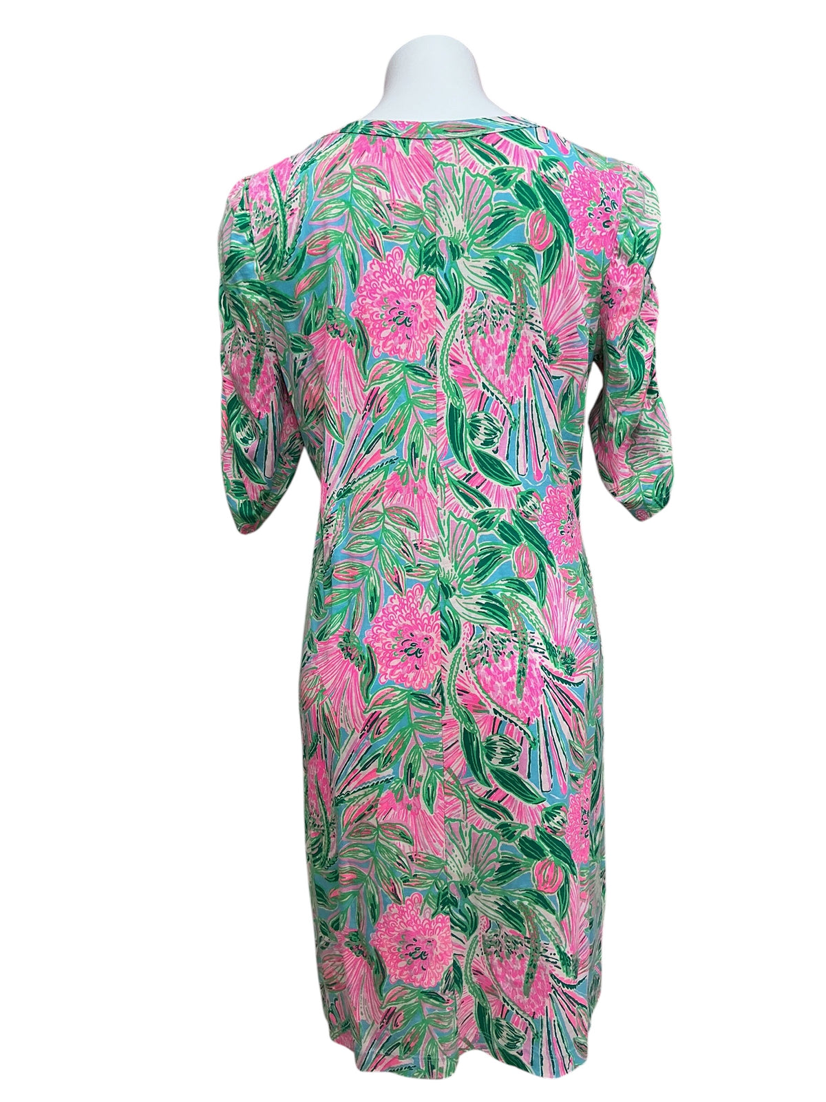 Lilly Pulitzer Belden T Shirt Dress Blue Horizon Coming In Hot - Size L